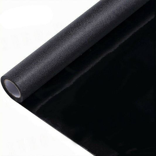 Blackout Static Cling Window Glass Film UV Sun Block Privacy Protection