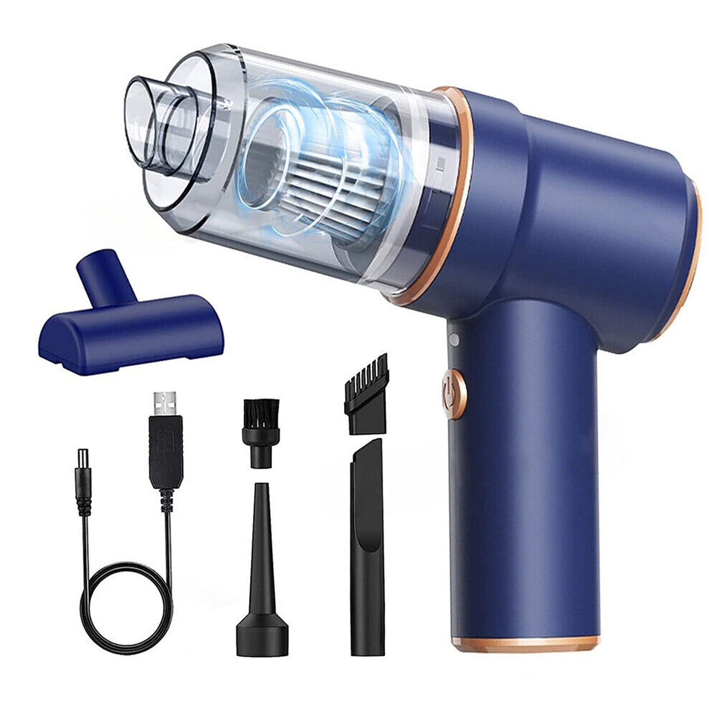 Portable Mini Handheld Car Vacuum Wireless Auto Cleaner 42000RPM