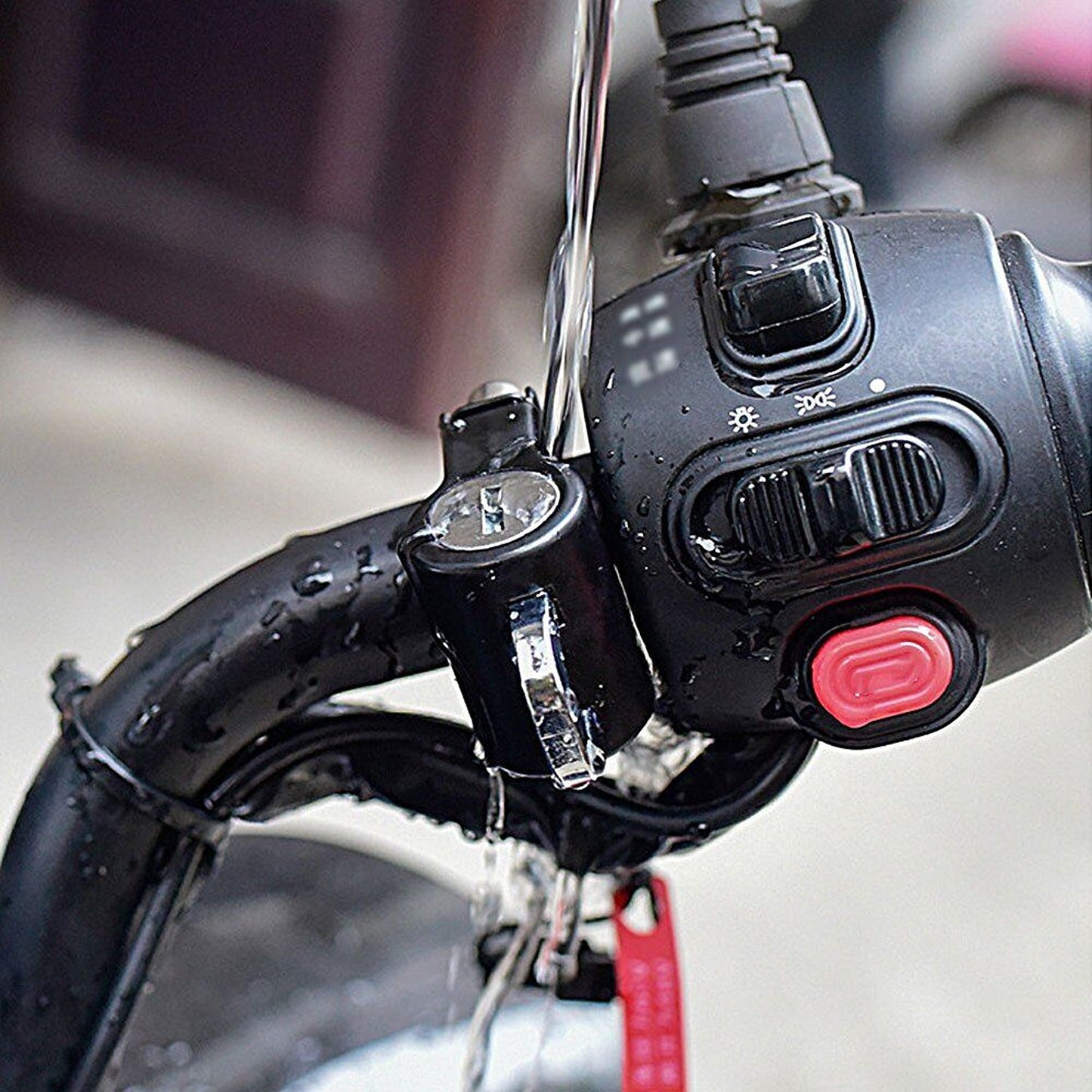 Universal Motorcycle Helmet Lock with Handlebar Hook Anti-theft