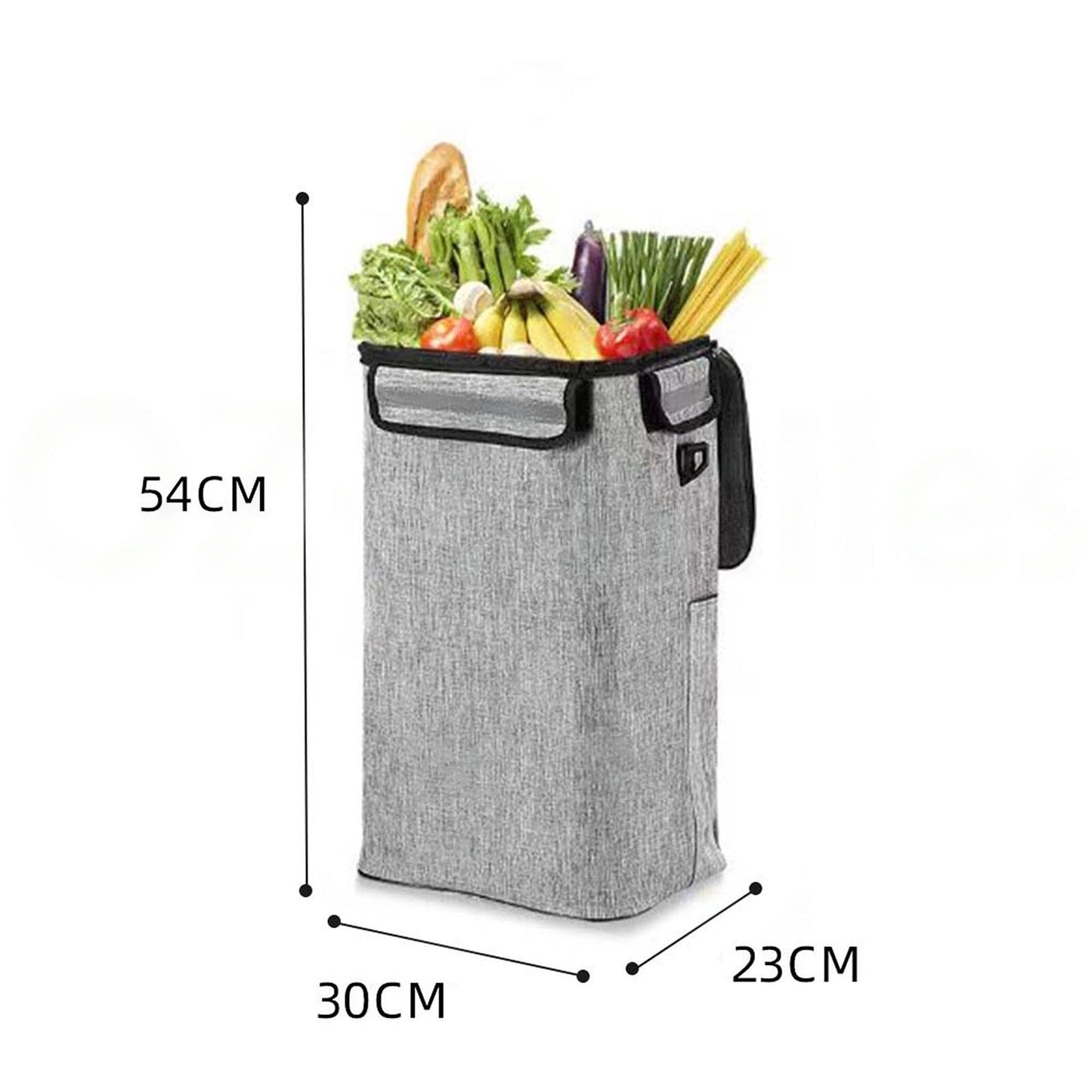 Lightweight Foldable Grocery Market Cart Luggage Basket with Wheels