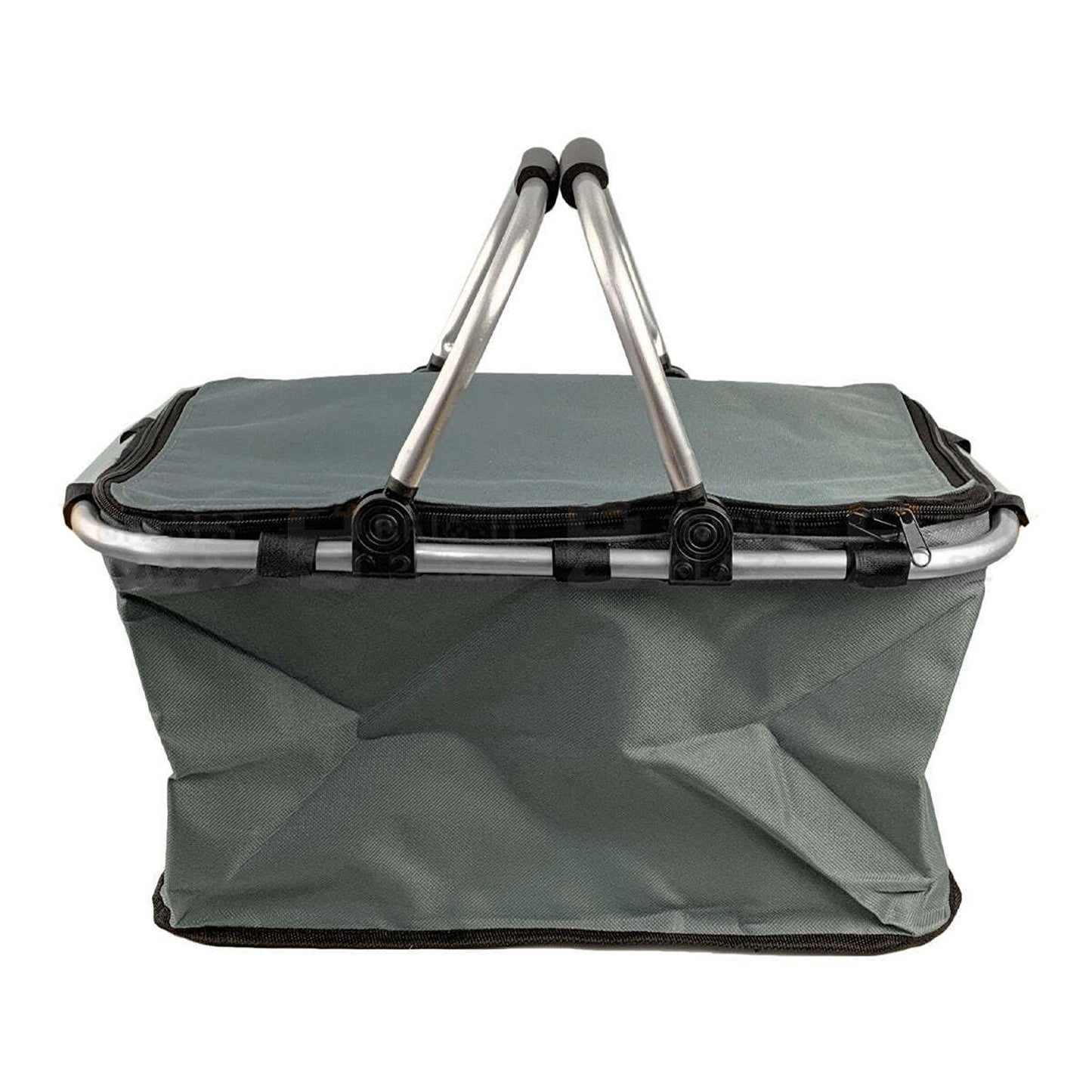 Foldable Insulated Picnic Basket Outdoor Cooler Bag Tote