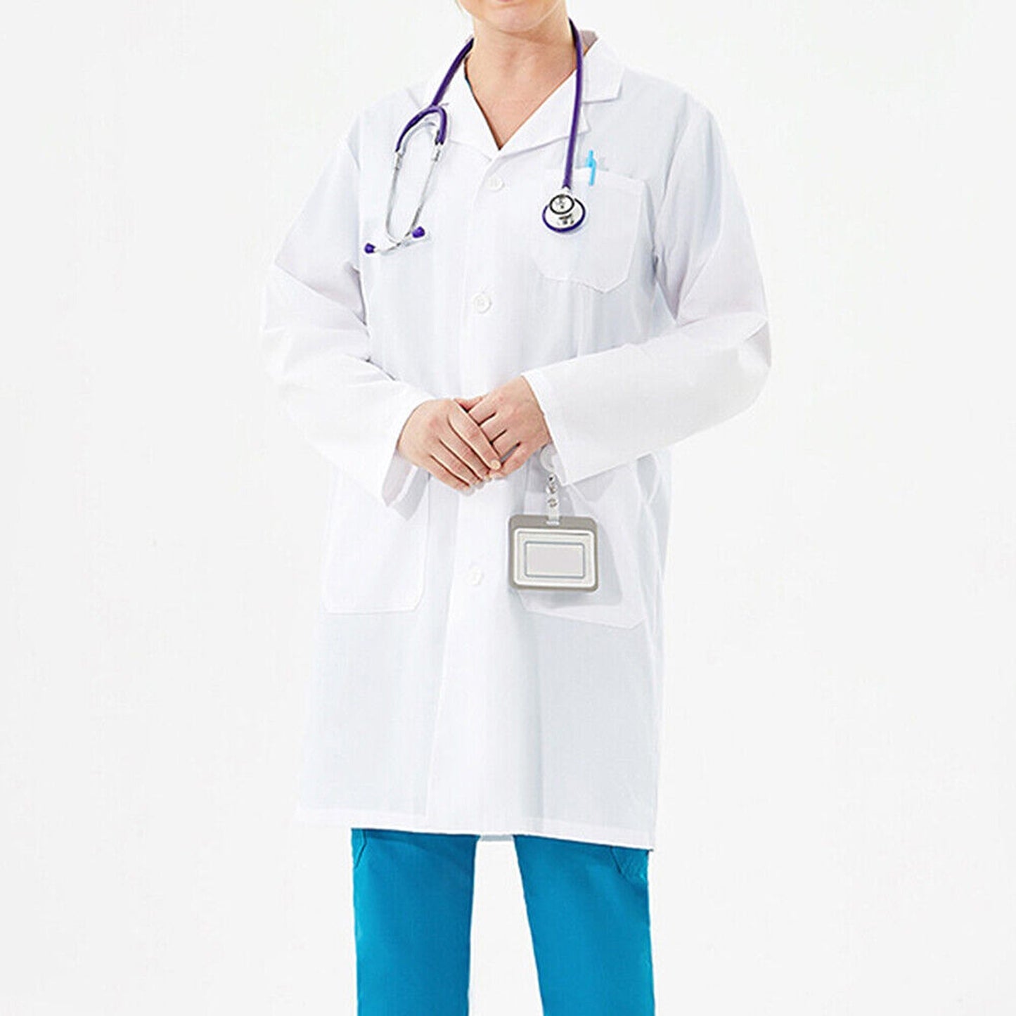 Lab Coat for Warehouse Hygiene and Food Industry White