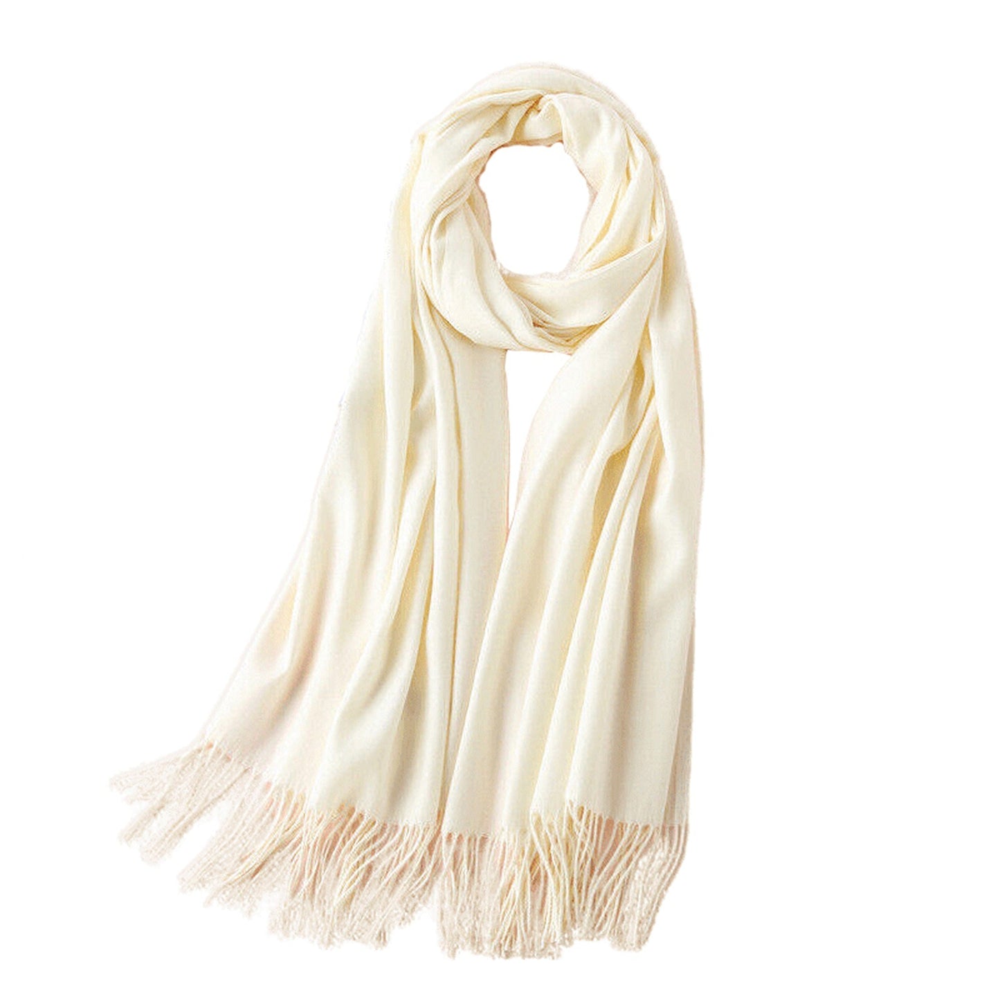 Women Oversized Cashmere Pashmina for Winter Soft Head Wrap Cloak