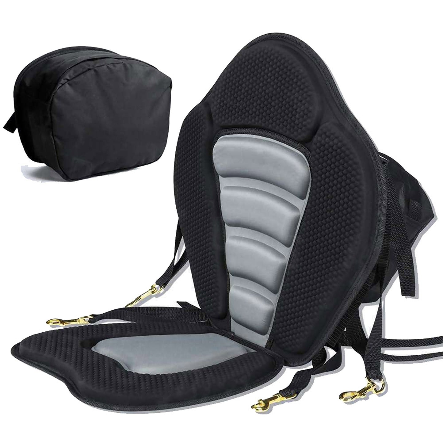 Adjustable Kayak Seat with BackPack Detachable Canoe Comfort Pad