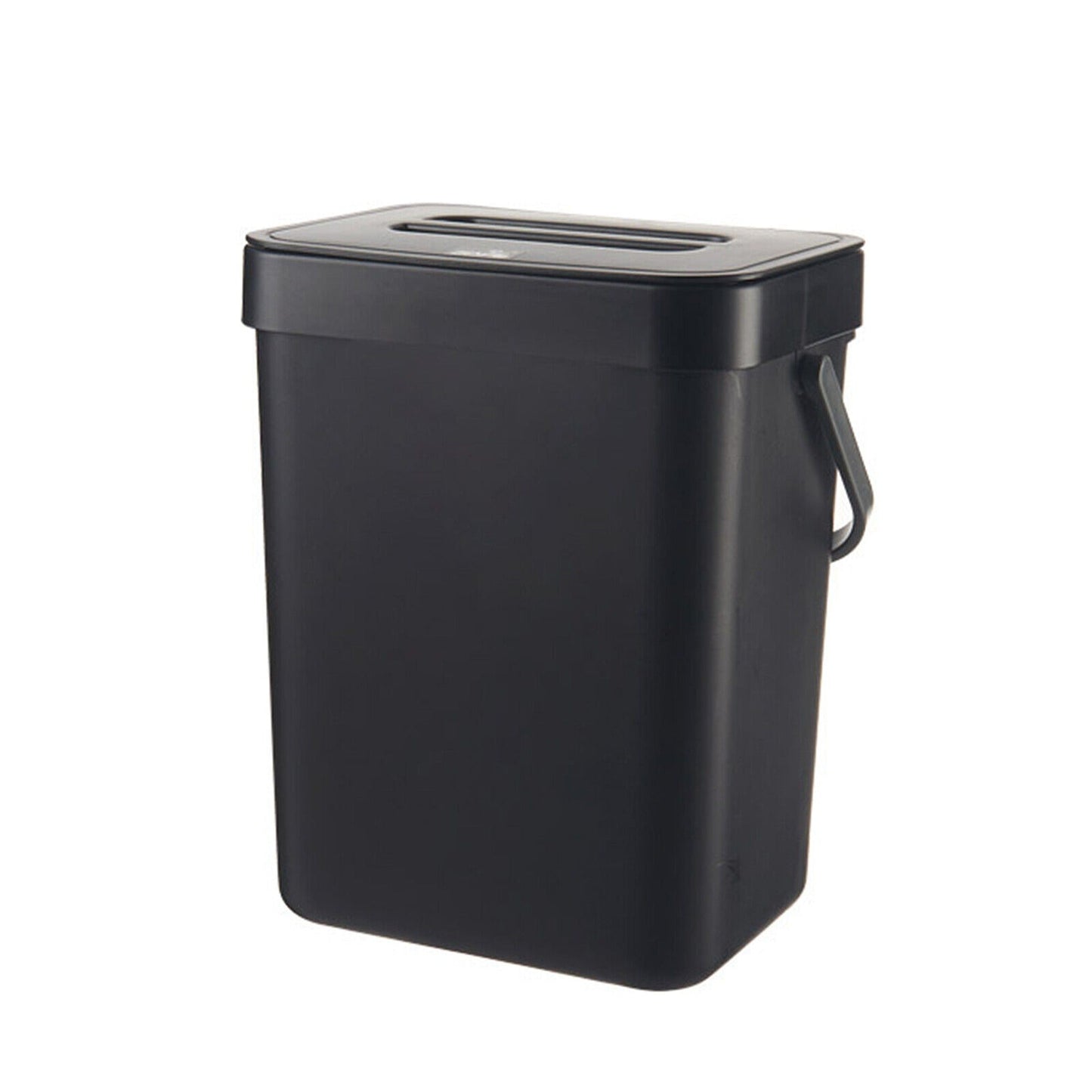 Wall Mounted Cupboard Door Trash Can with Push Top Lid