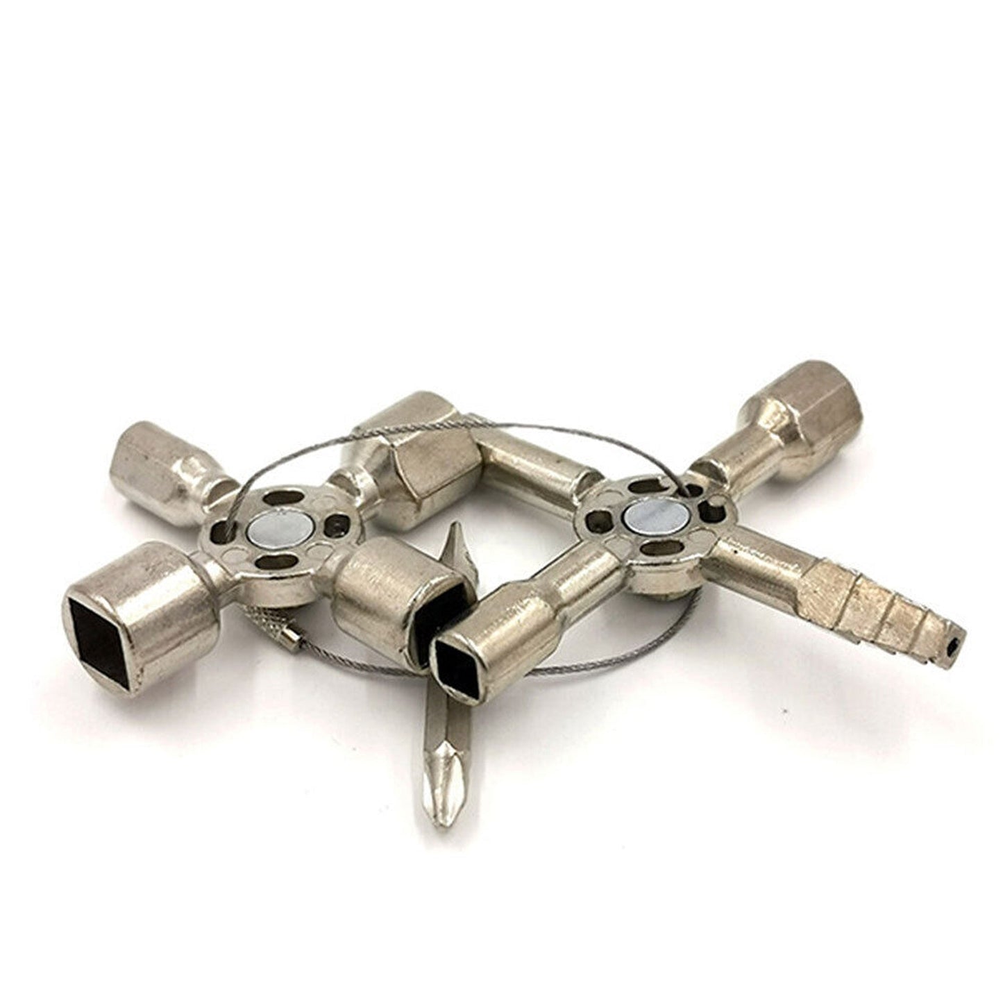 10-in-1 Multi-Function Elevator Key Switch Wrench for Utility and Emergency