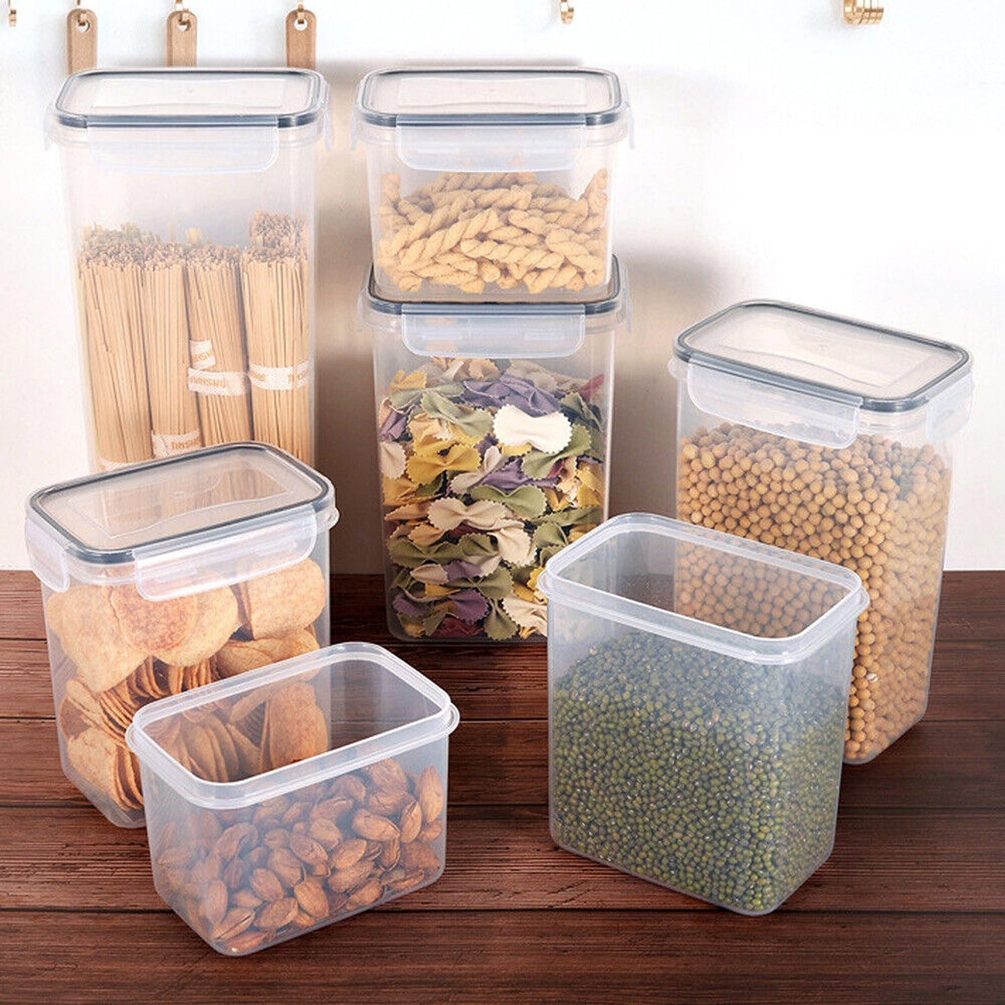 Set of 14 Airtight Food Storage Containers with Lids for Kitchen