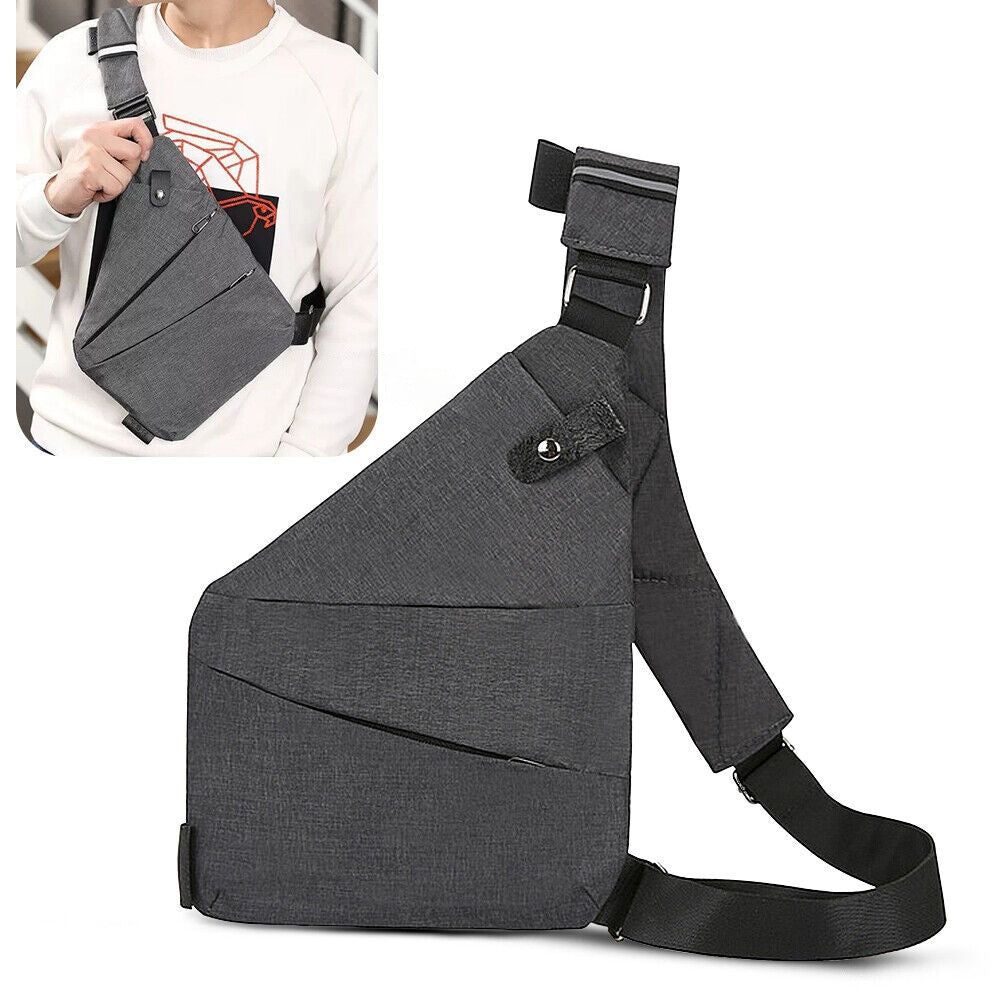 Portable Waterproof Shoulder Bag with Anti-Theft Pocket Personal Travel Chest Bag