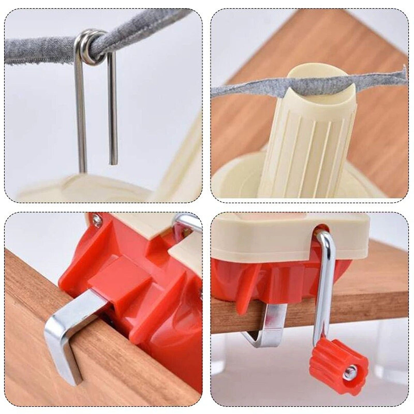 Manual Hand Operated Yarn and Wool Ball Winder