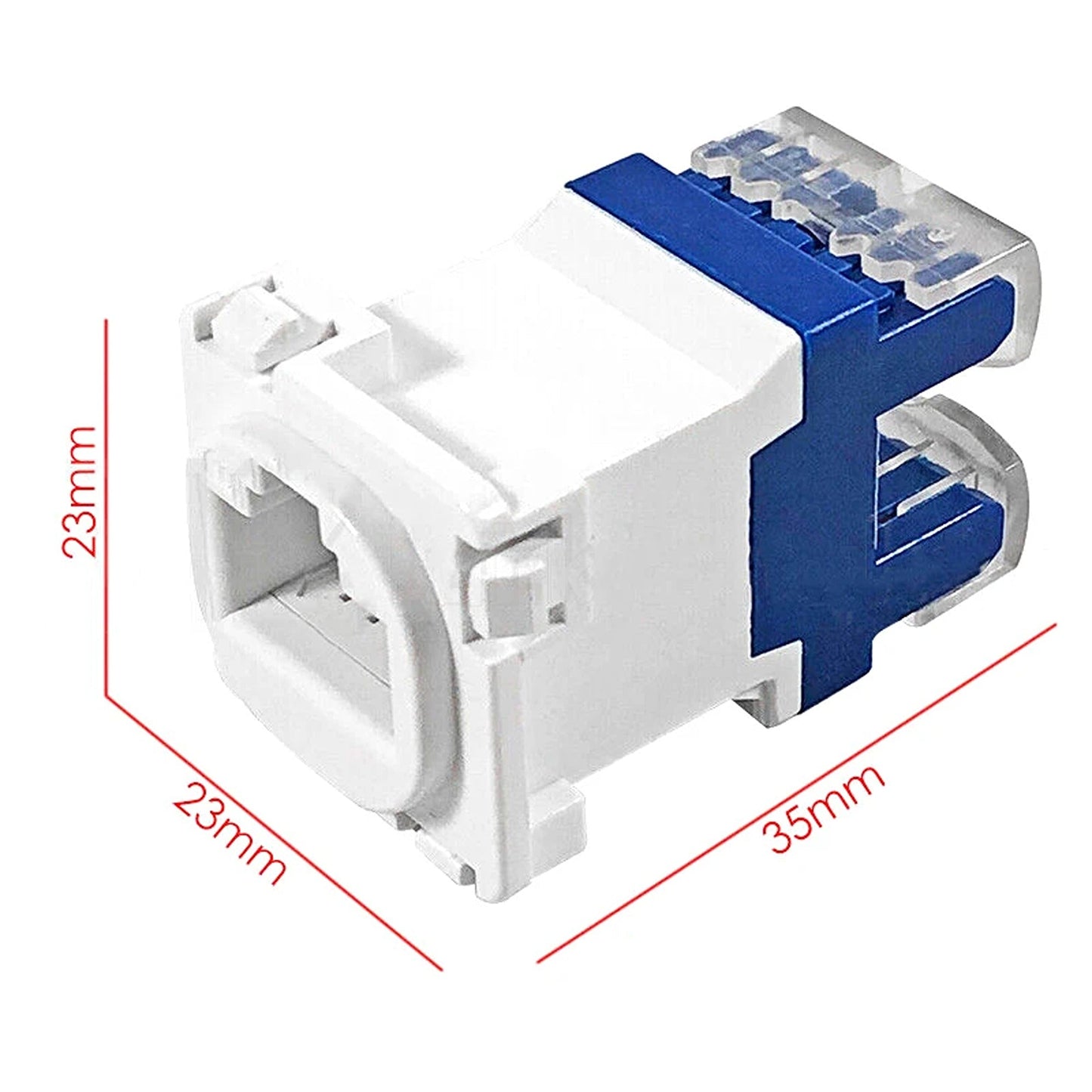 CAT6 RJ45 Network Data Jack Clipsal Compatible Mech Insert