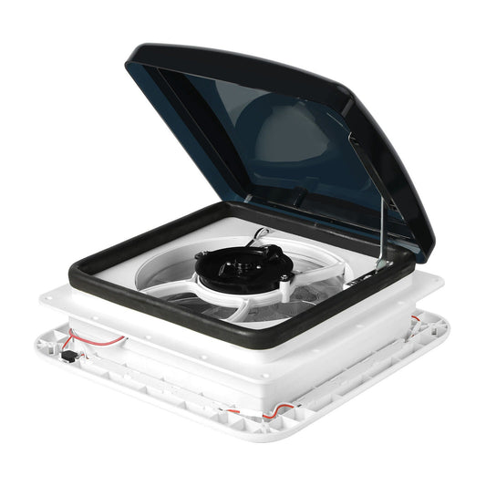 RV Caravan Roof Vent Fan with Flyscreen 12V LED Light Shower Air Hatch