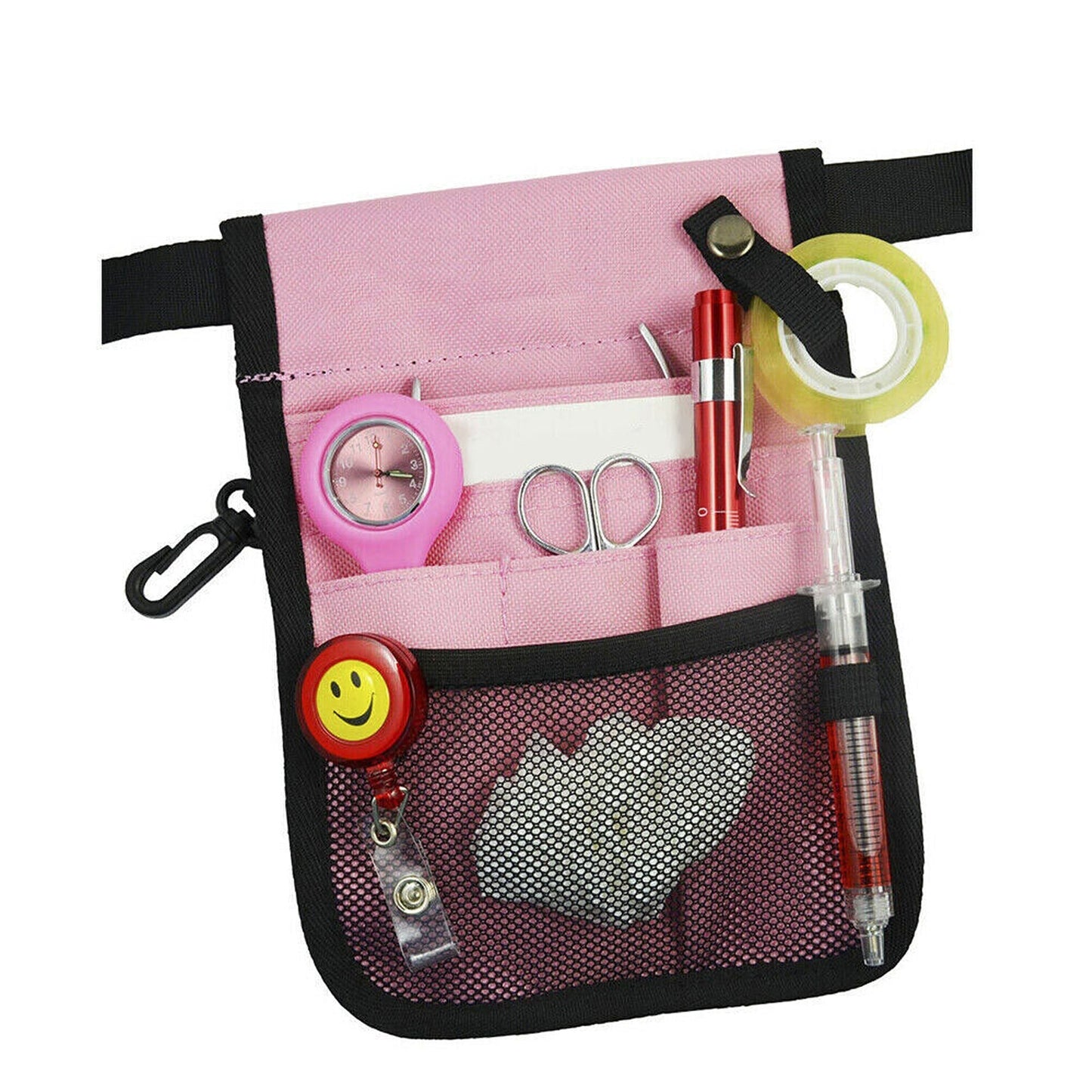Nurse Utility Pouch with Extra Pockets and Belt Strap for Quick Pick
