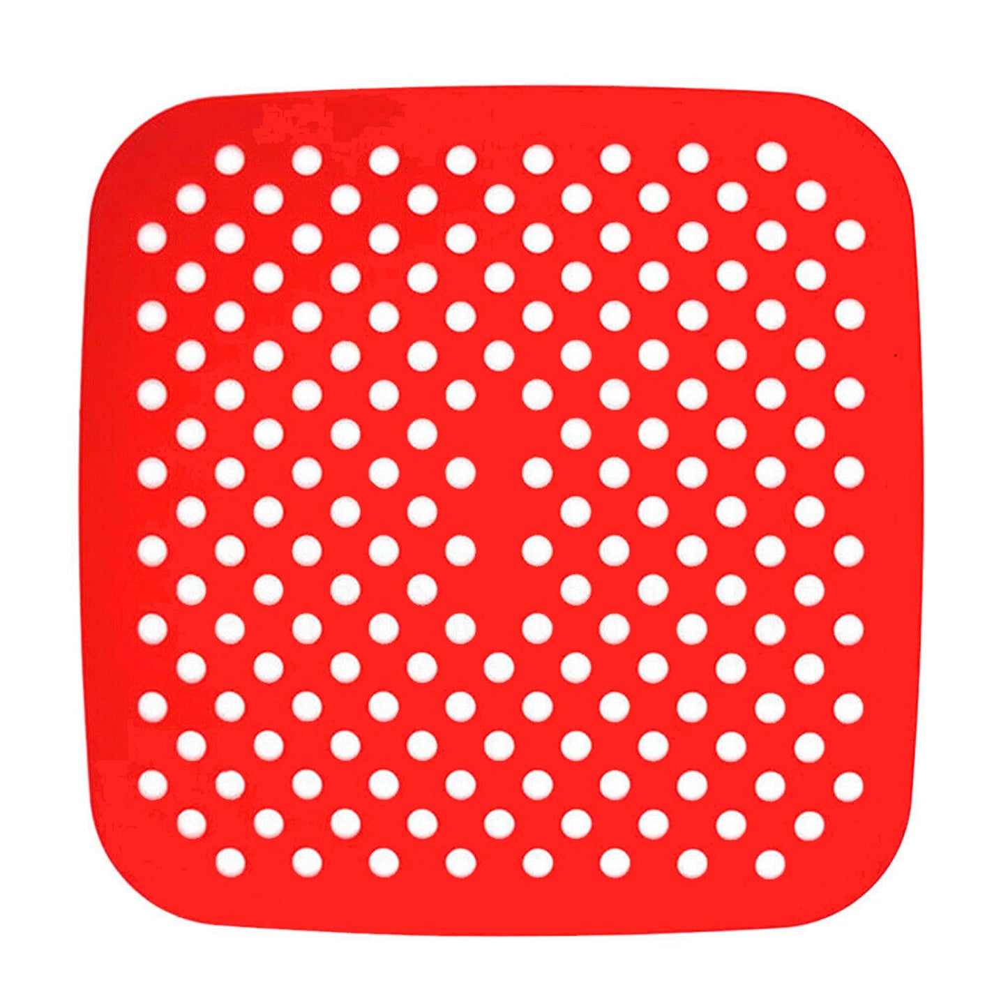 Reusable Non-Stick Silicone Air Fryer Liners Square and Round Basket Mat