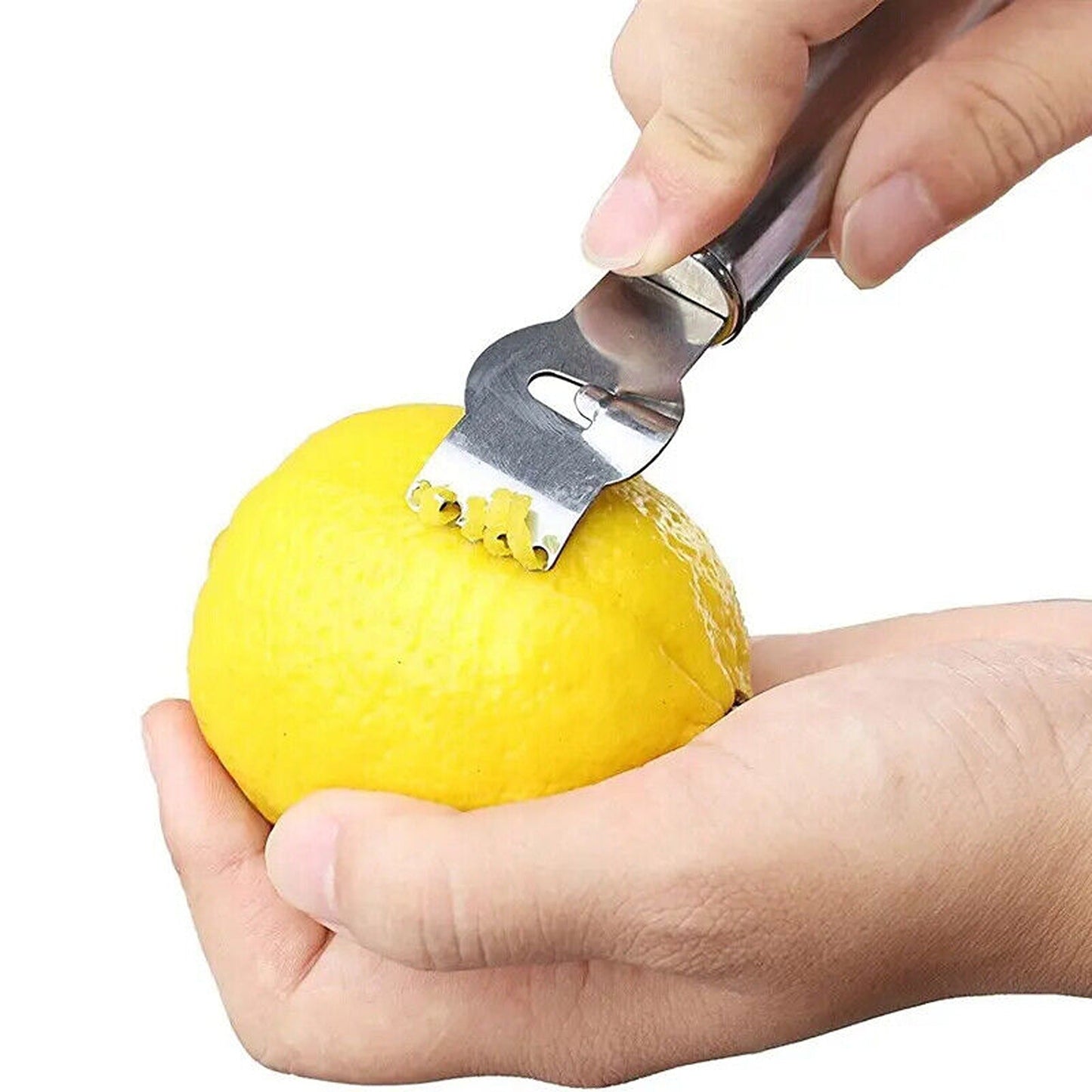 Stainless Steel Lemon Zester and Channel Knife for Citrus Garnishing