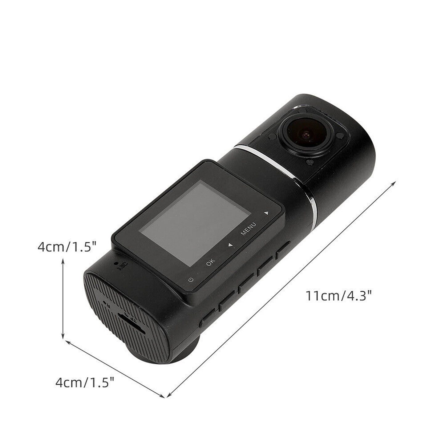 Dual HD Dash Cam with Night Vision for Uber Vehicles
