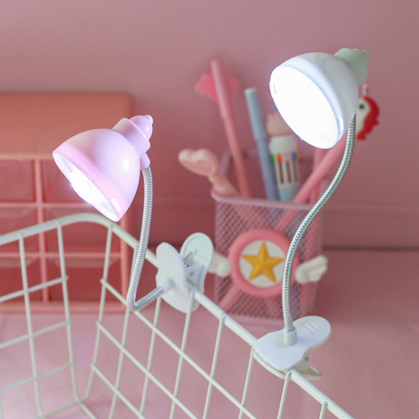 Flexible LED Reading Light with Clamp for Desk or Bedside