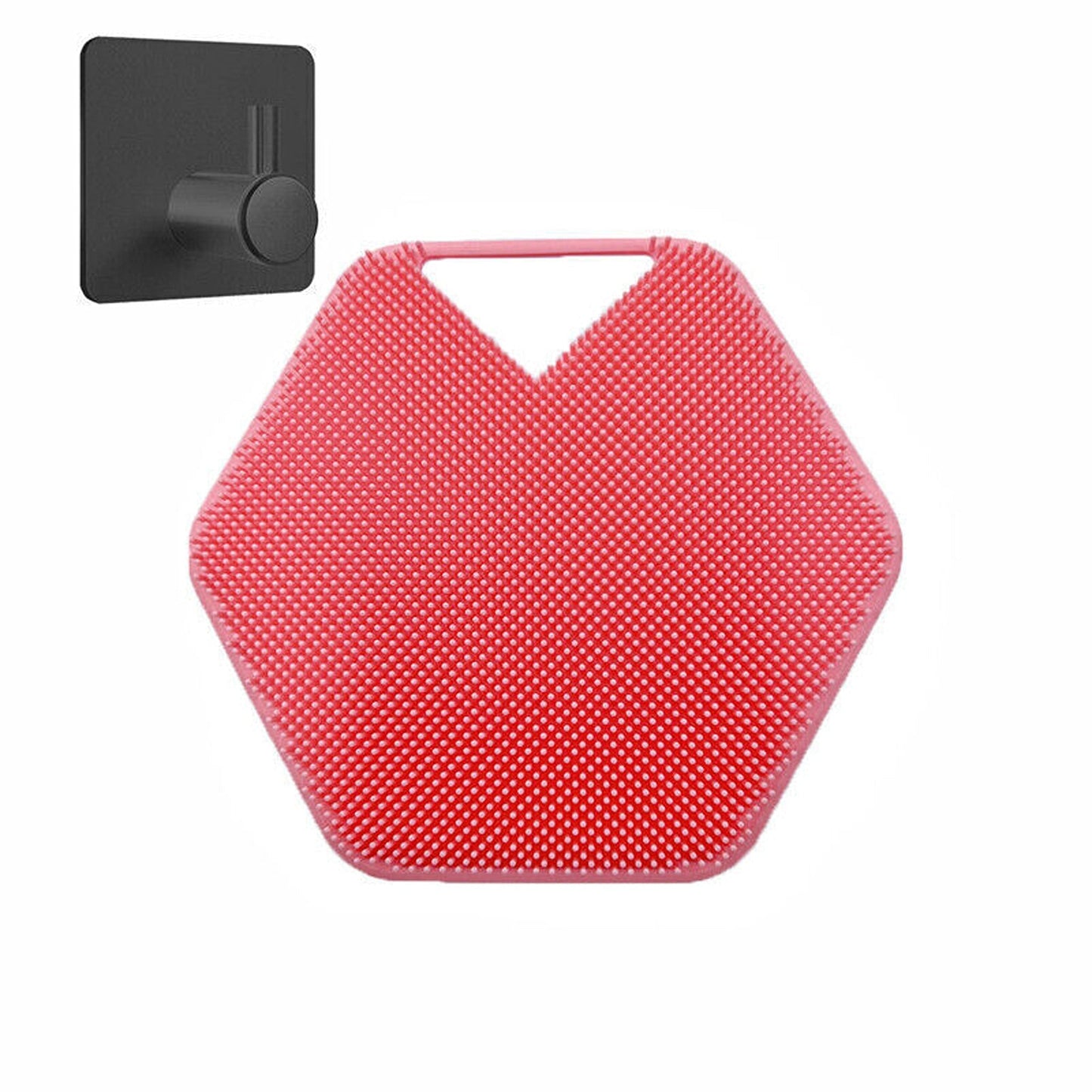 Exfoliating Silicone Shower Brush Mat Foot Back Body Scrubber
