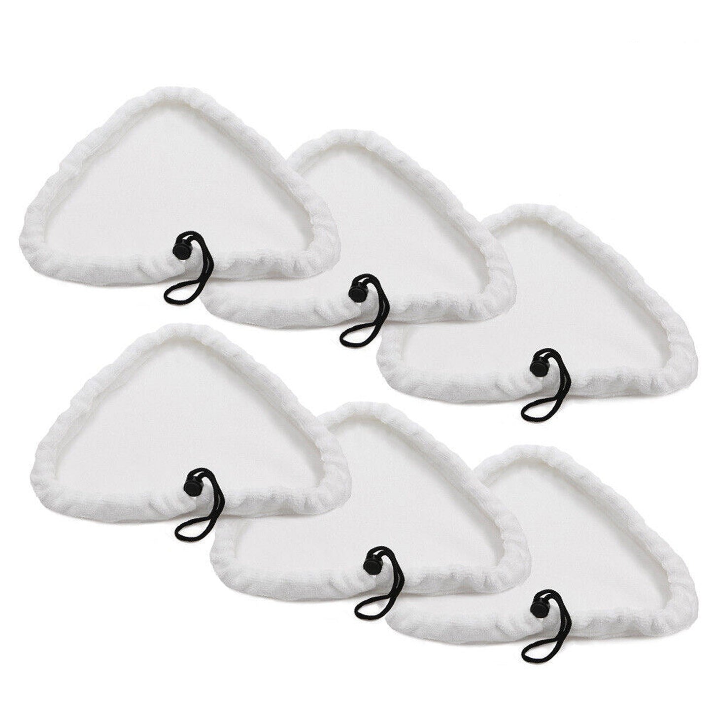 6-Pack Washable Microfiber Cloths for Steam Mop Floor Cleaning