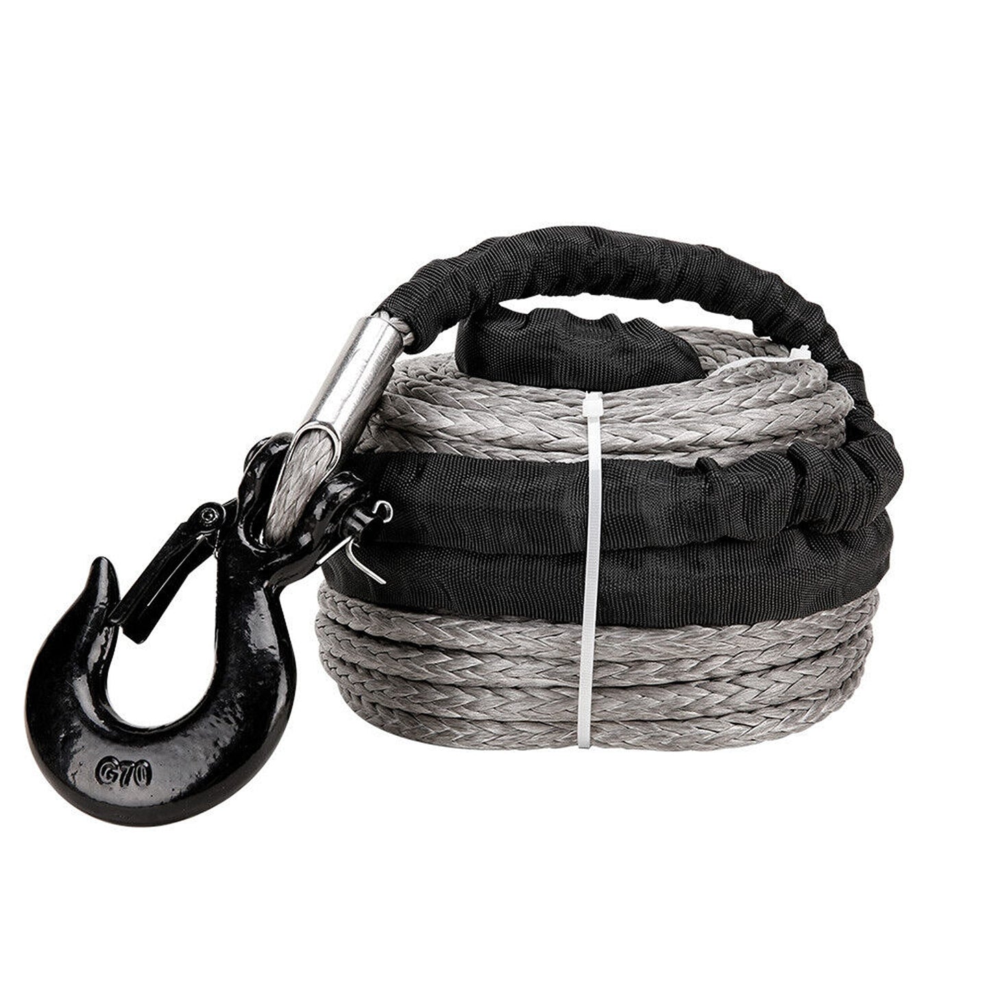 Synthetic Dyneema Winch Rope with Recovery Tow Hook
