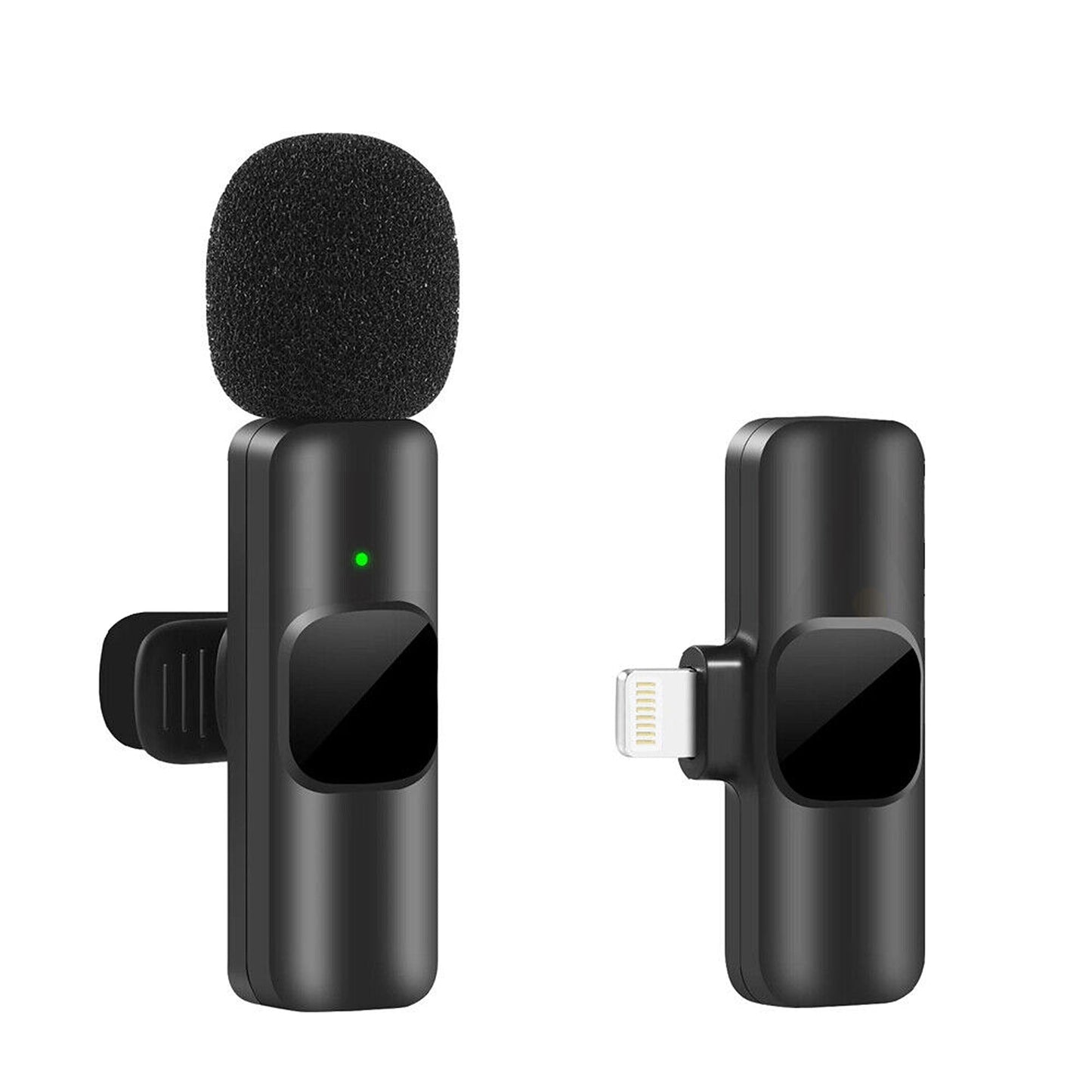 Wireless Lavalier Microphone for iPhone Apple Phone iPad Vlog Live Stream