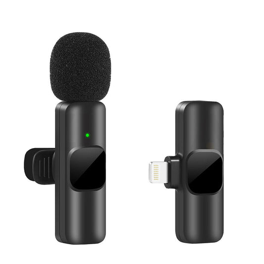 Wireless Lavalier Microphone for iPhone Apple Phone iPad Vlog Live Stream