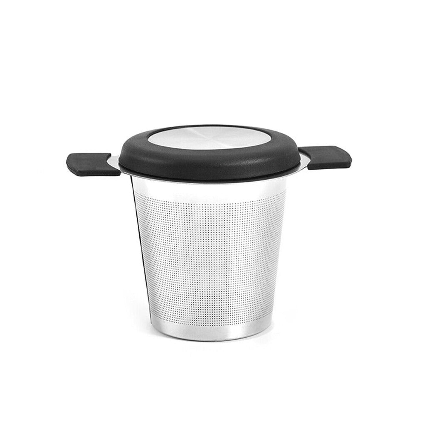 Tea Infuser Cup with Stainless Steel Mesh and Lid for Loose Leaf