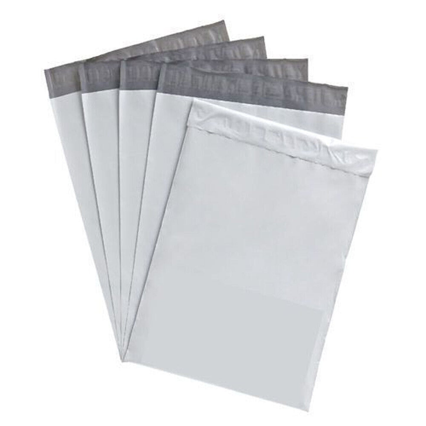 100x Self-Sealing Poly Mailer Satchel Courier Plastic Shipping Bags