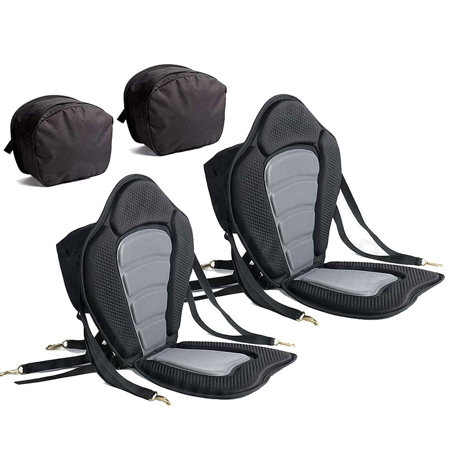 Adjustable Kayak Seat with BackPack Detachable Canoe Comfort Pad