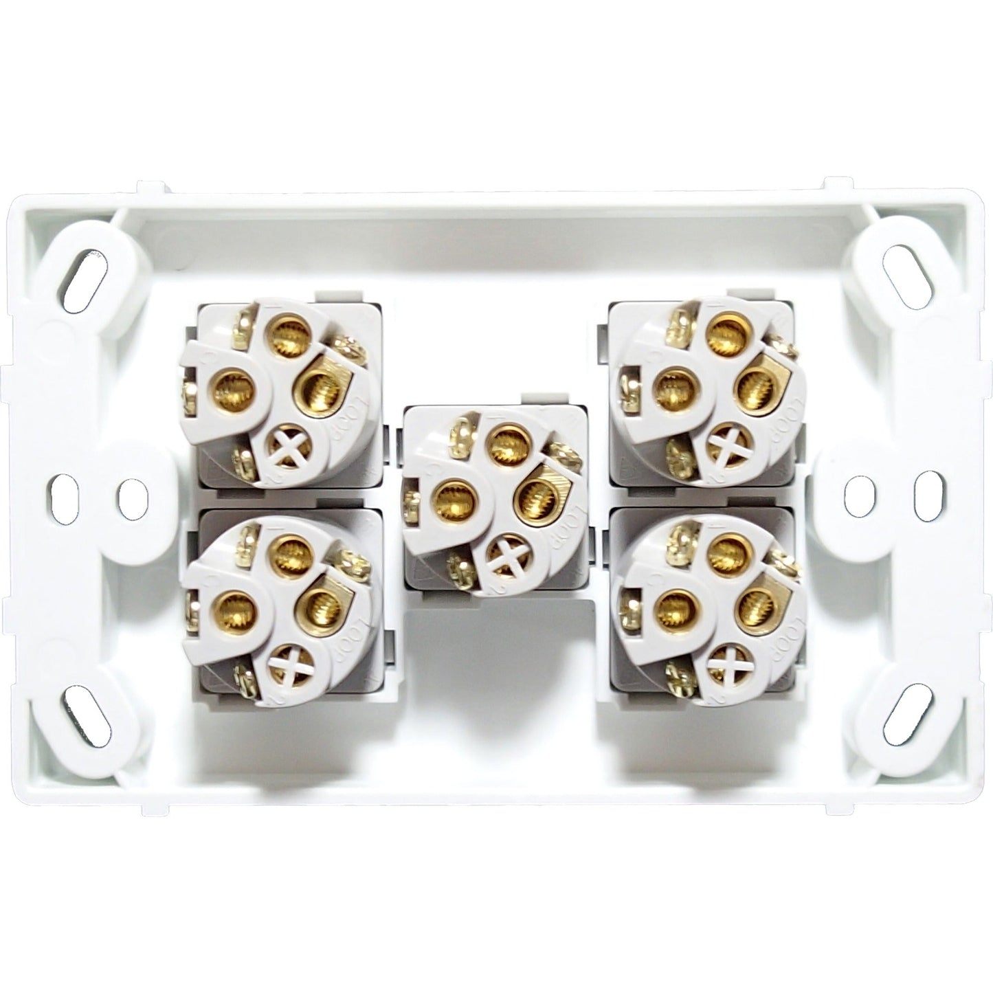 Wall Mounted Double Power Point with 3.6 Amp GPO Outlet Switch