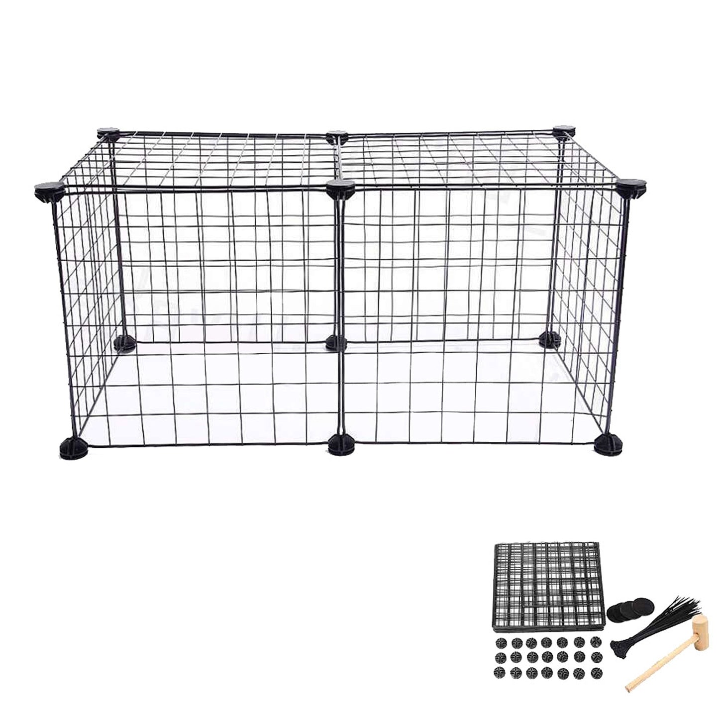 Pet Playpen Portable Exercise Cage for Dogs Cats and Rabbits