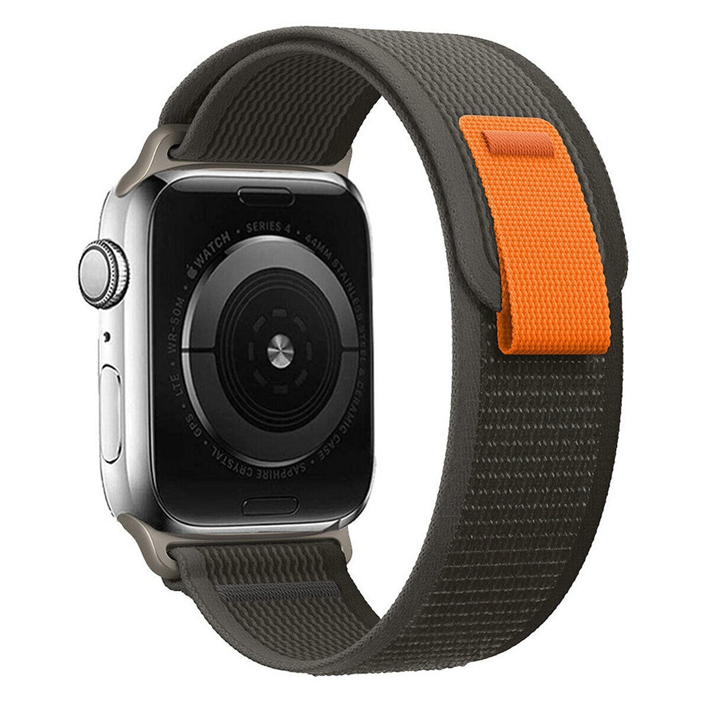 Black Grey Trail Loop Band Strap For Watch Band Strap IWatch Series SE 9 8 7 6 5 40 41 44 45 Ultra