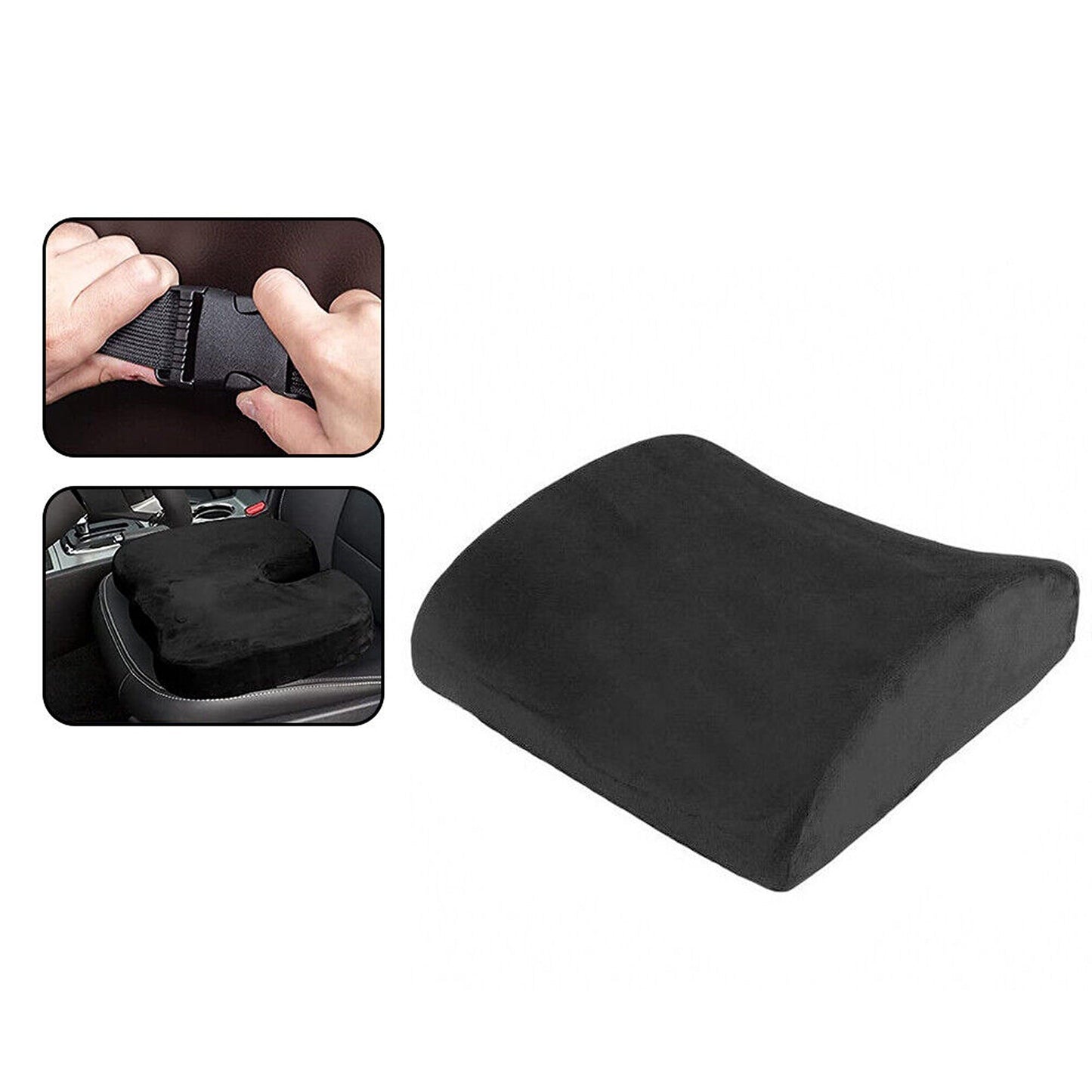 Orthopedic Lumbar Support Memory Foam Seat Cushion for Back Pain