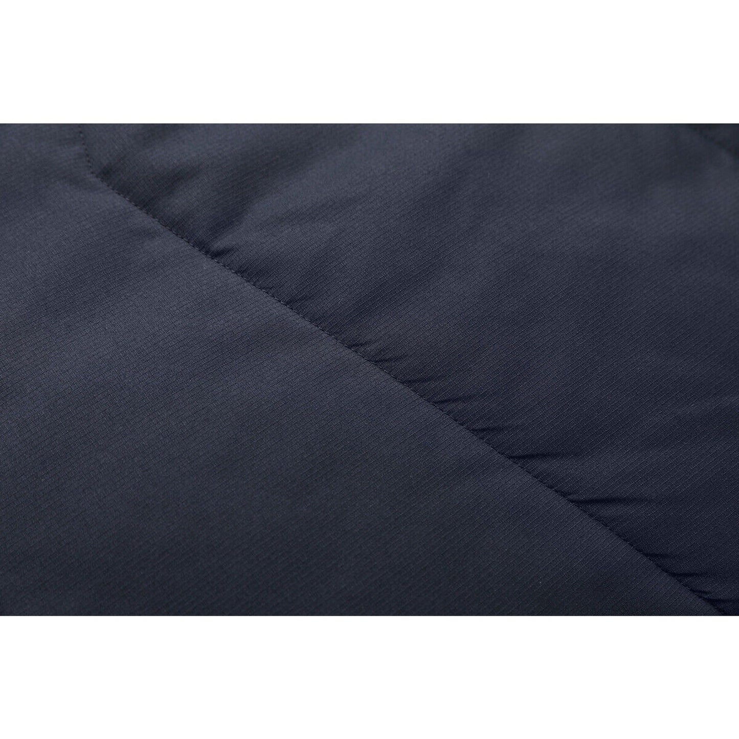 Navy Blue Vegan Active Puffer Vest Quilted Down-Free with Stretchy Panel