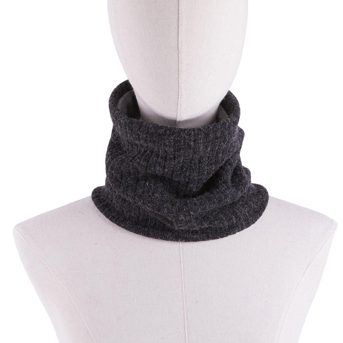Thermal Warm Knitted Winter Scarf for Men and Women Thicken Chunky Tube