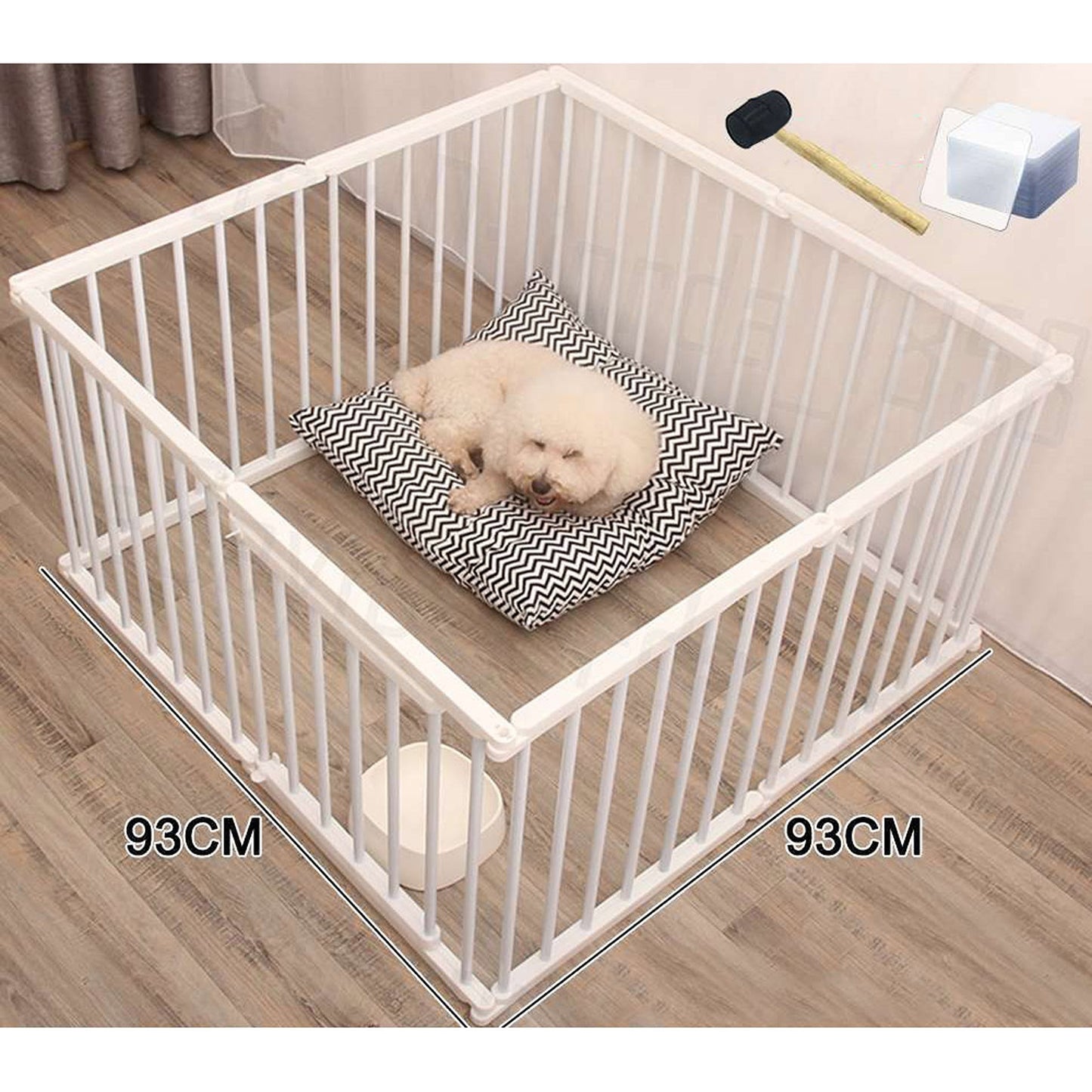 Portable DIY Dog Puppy Playpen Accessories Exercise Cage