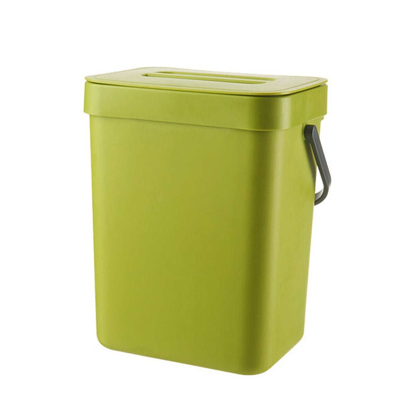 Wall Mounted Cupboard Door Trash Can with Push Top Lid