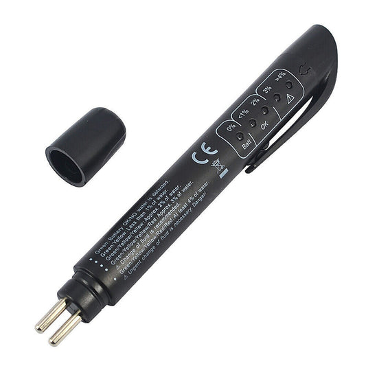 1pc Vehicle Brake Fluid Diagnostic Tester Pen with LED for DOT3/DOT4