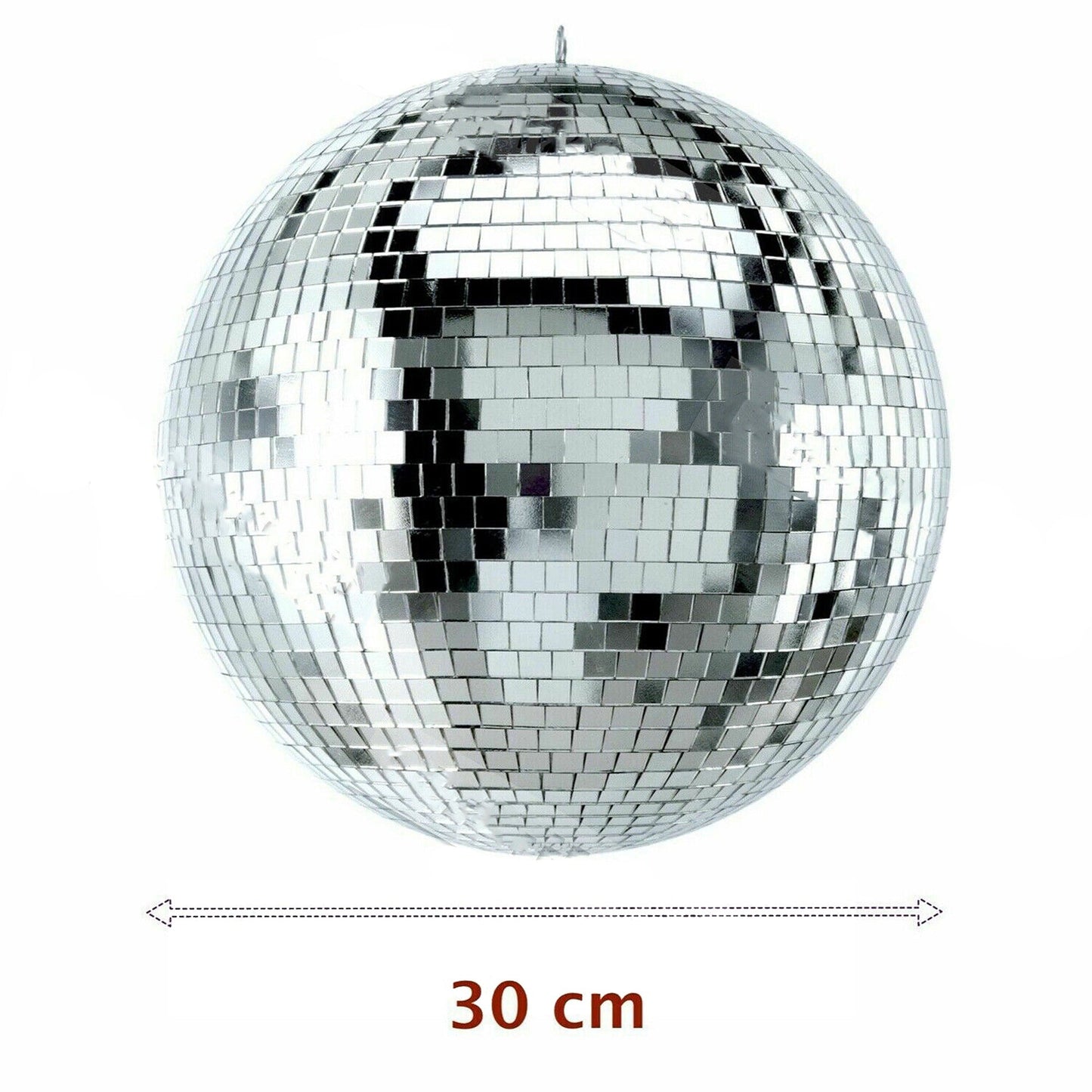 Silver Disco Mirror Ball for Dance Party and DJ Stage Lighting