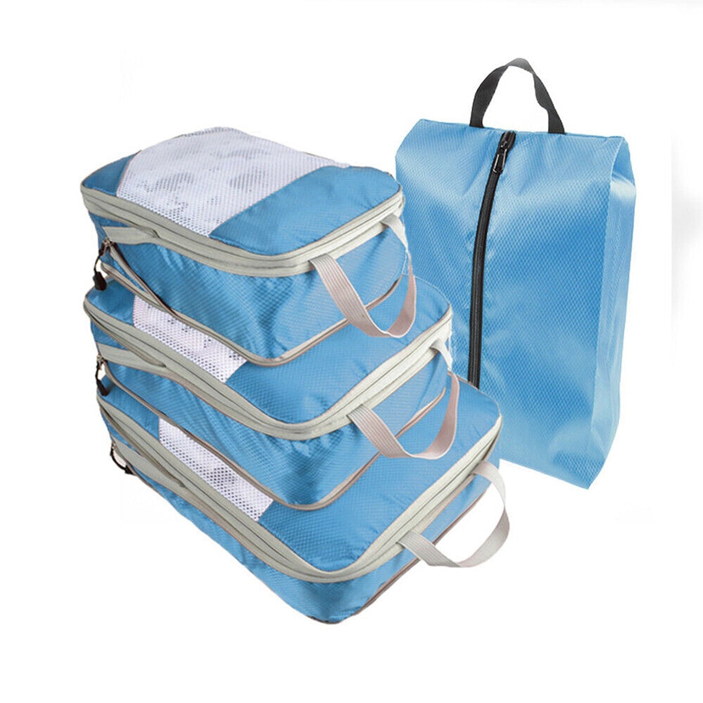 Travel Packing Cube Organiser for Luggage Compression Storage Bags