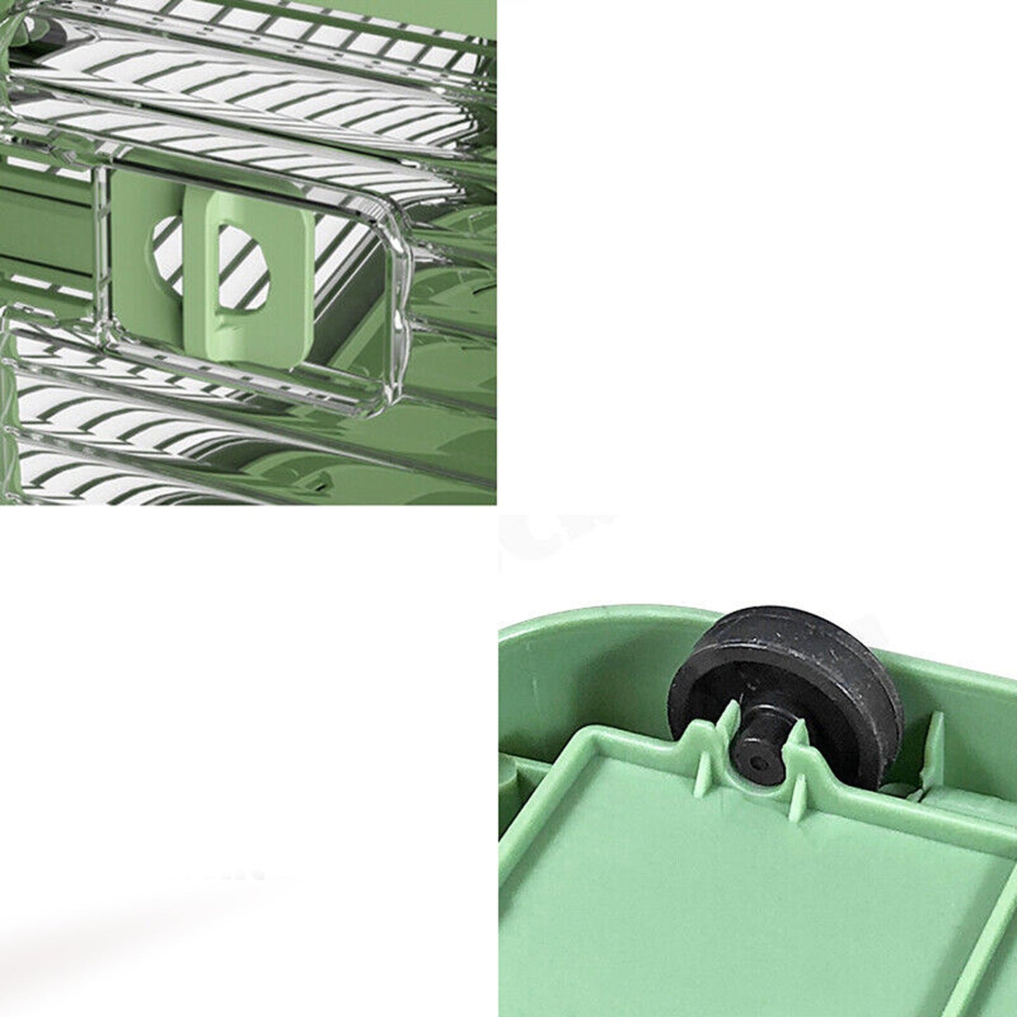 Transparent Plastic Storage Containers Stackable Organizer Box 54L