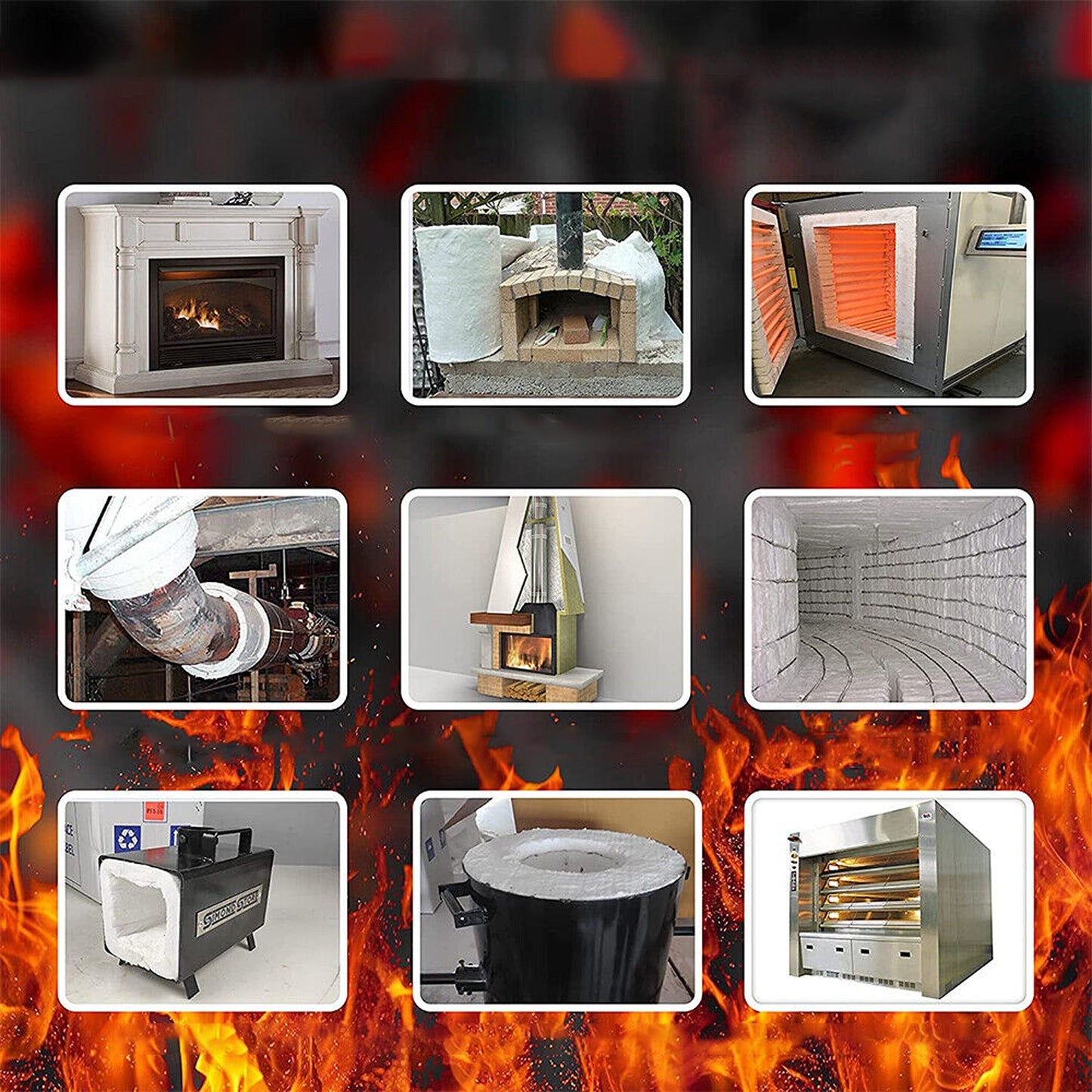 Thermal Insulation High-Temperature Fireproof Ceramic Fiber Mat