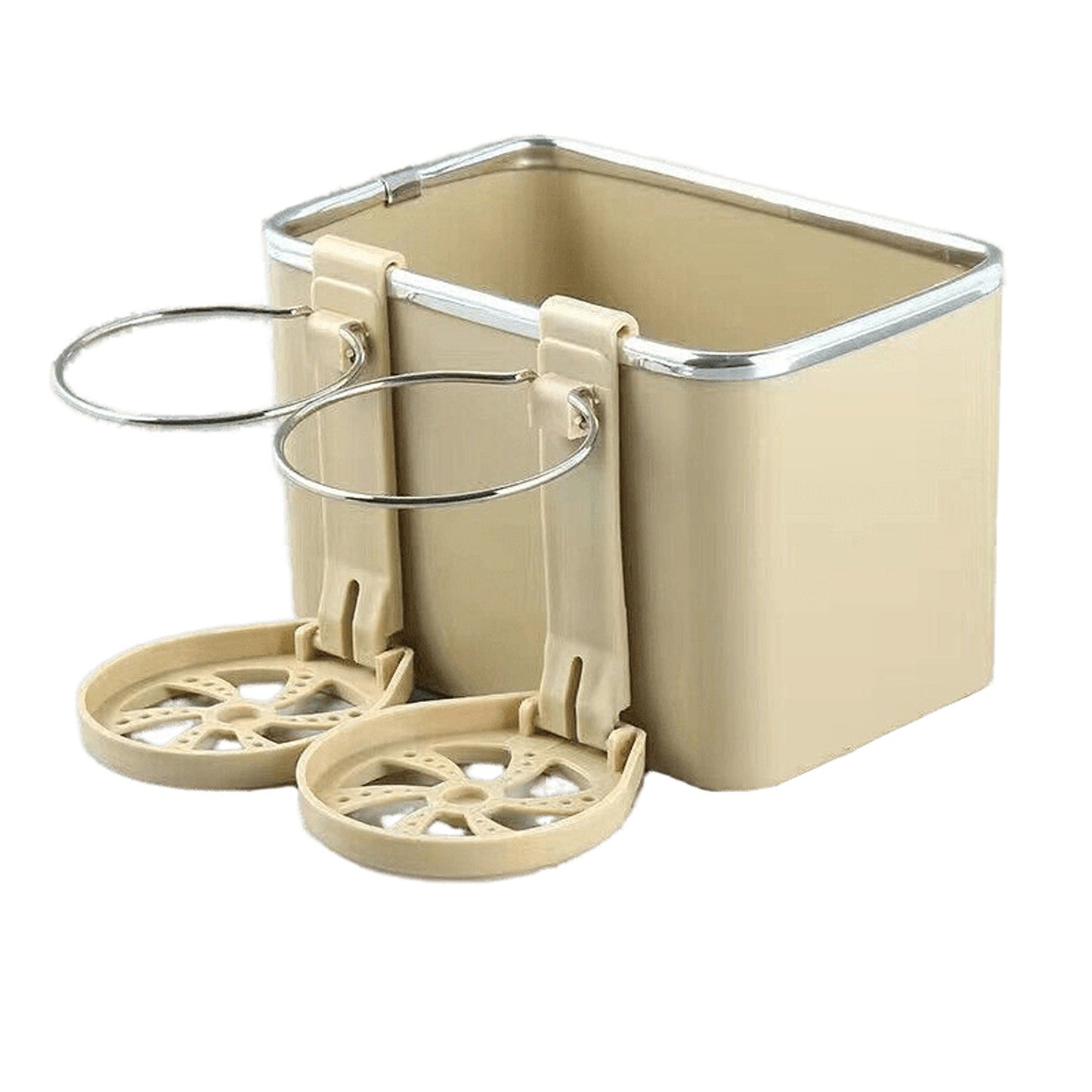 Multifunctional Car Armrest with Tissue Box and Storage Drawers