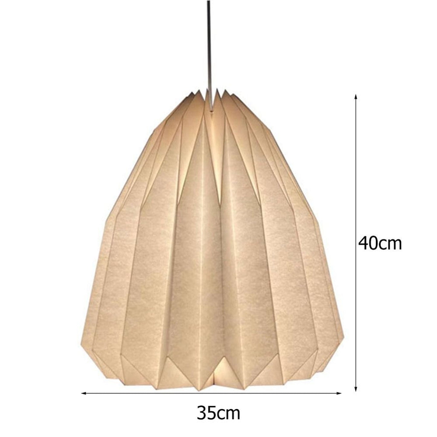 Origami Inspired Creative Pendant Ceiling Lampshade for Home Lighting