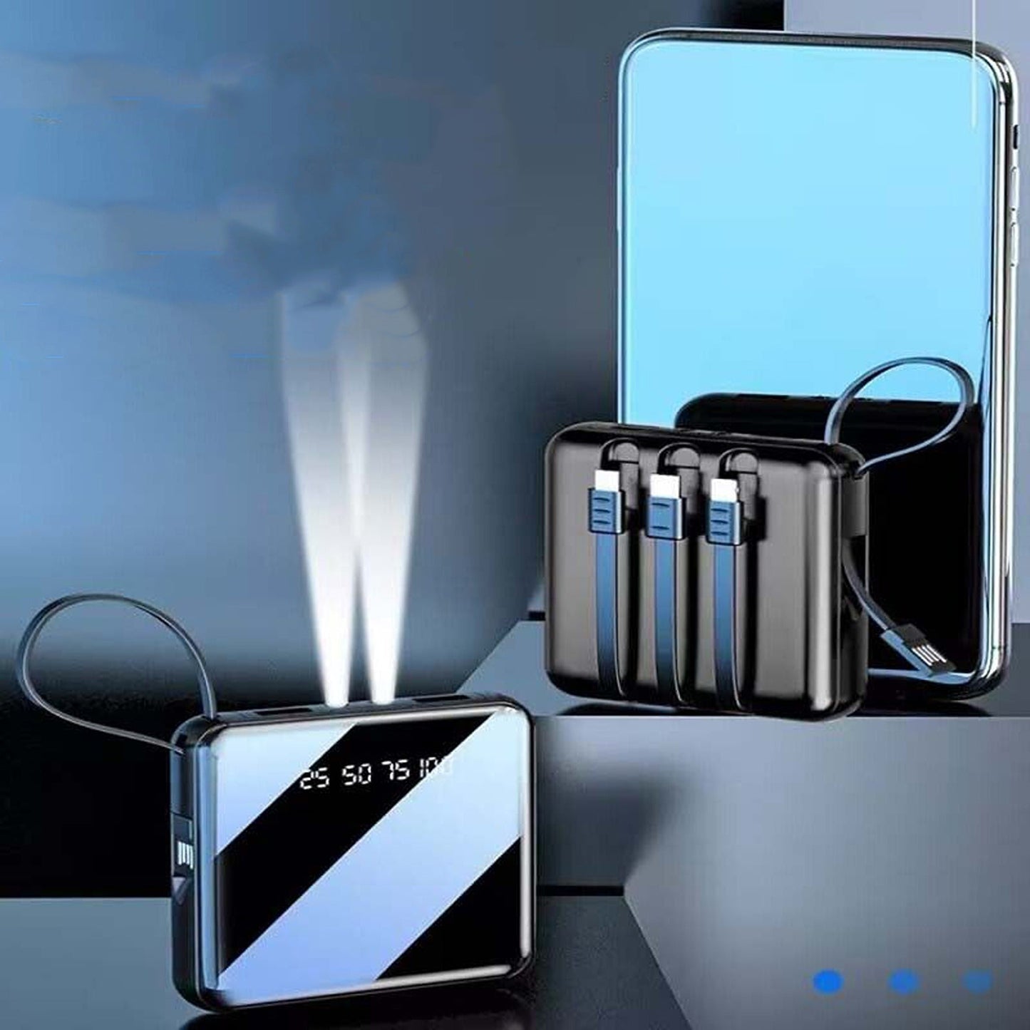 Mini Portable USB Power Bank Backup Battery Charger for Phones