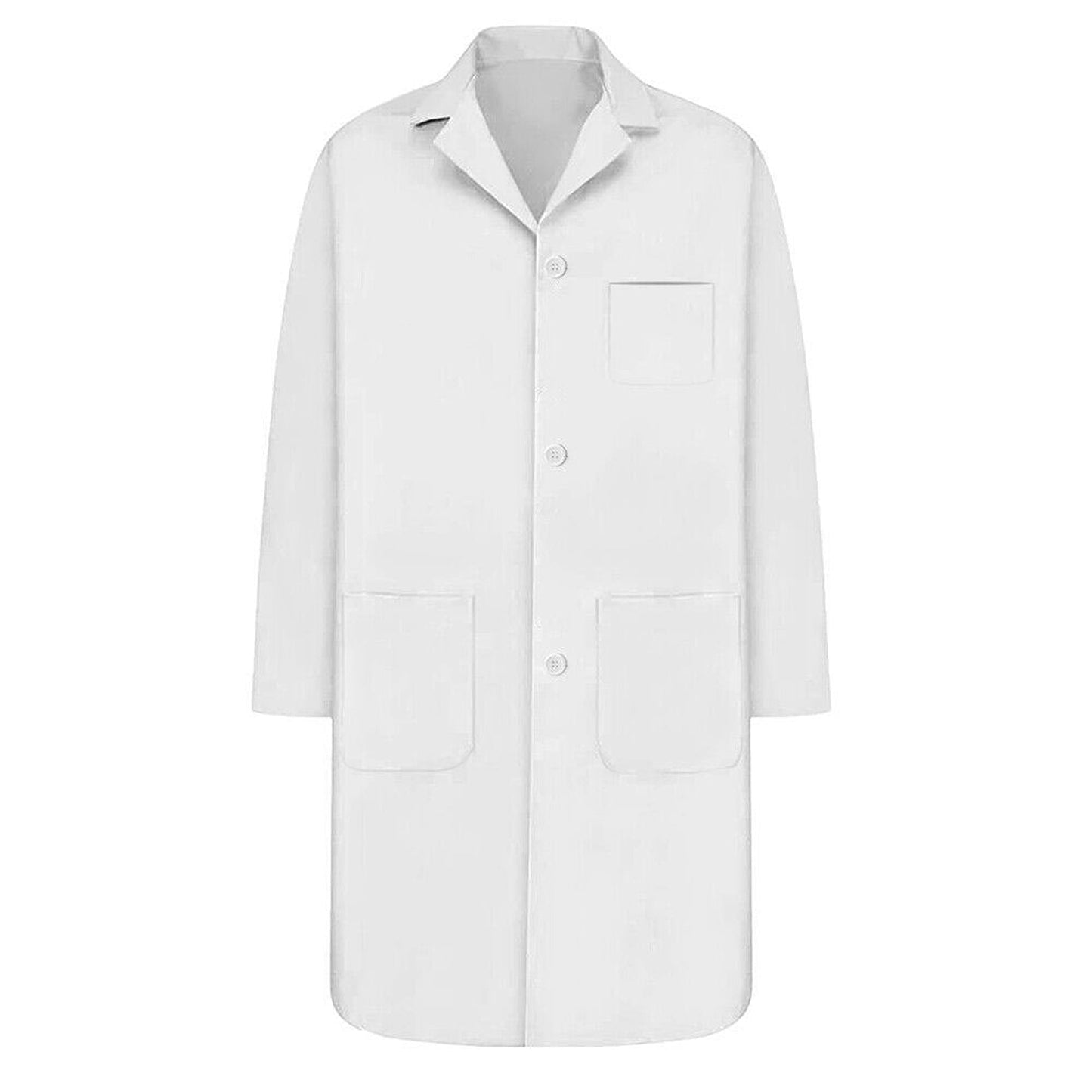 Lab Coat for Warehouse Hygiene and Food Industry White