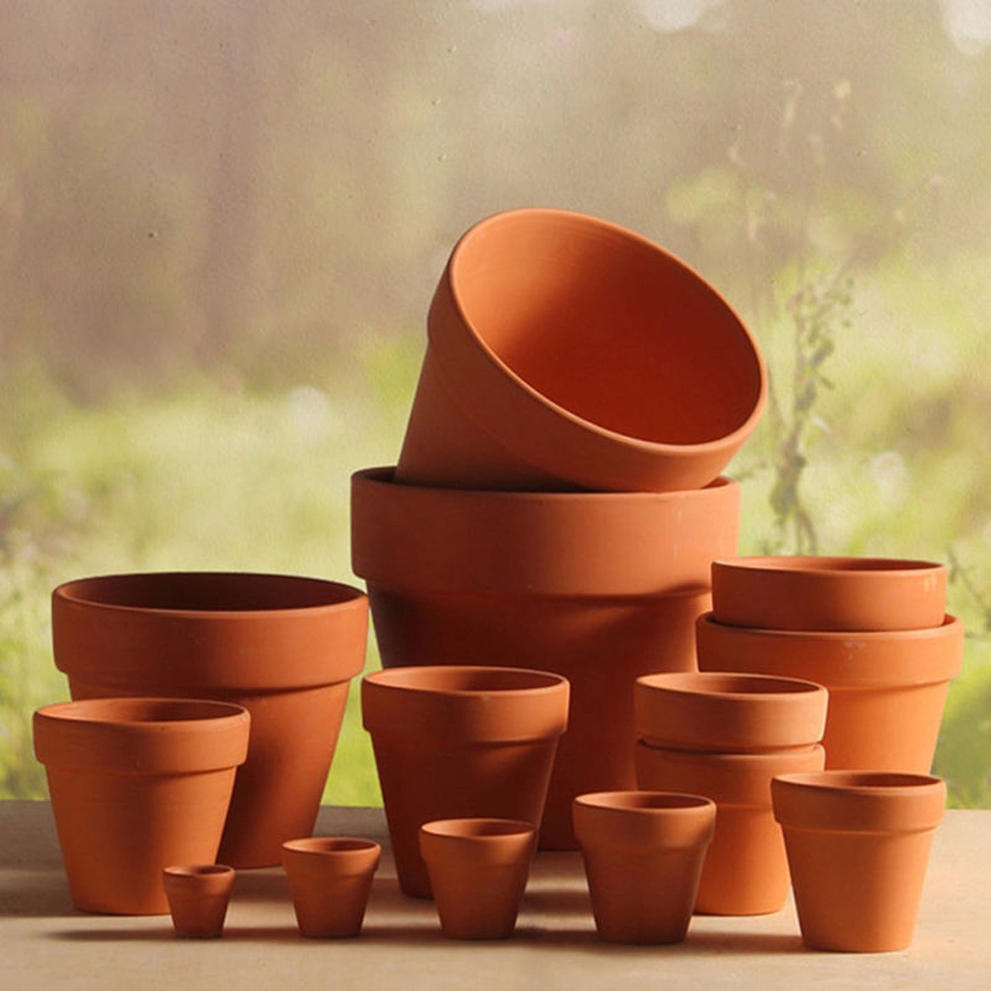 10pcs Decorative Mini Succulent Planters Terracotta Clay Pots