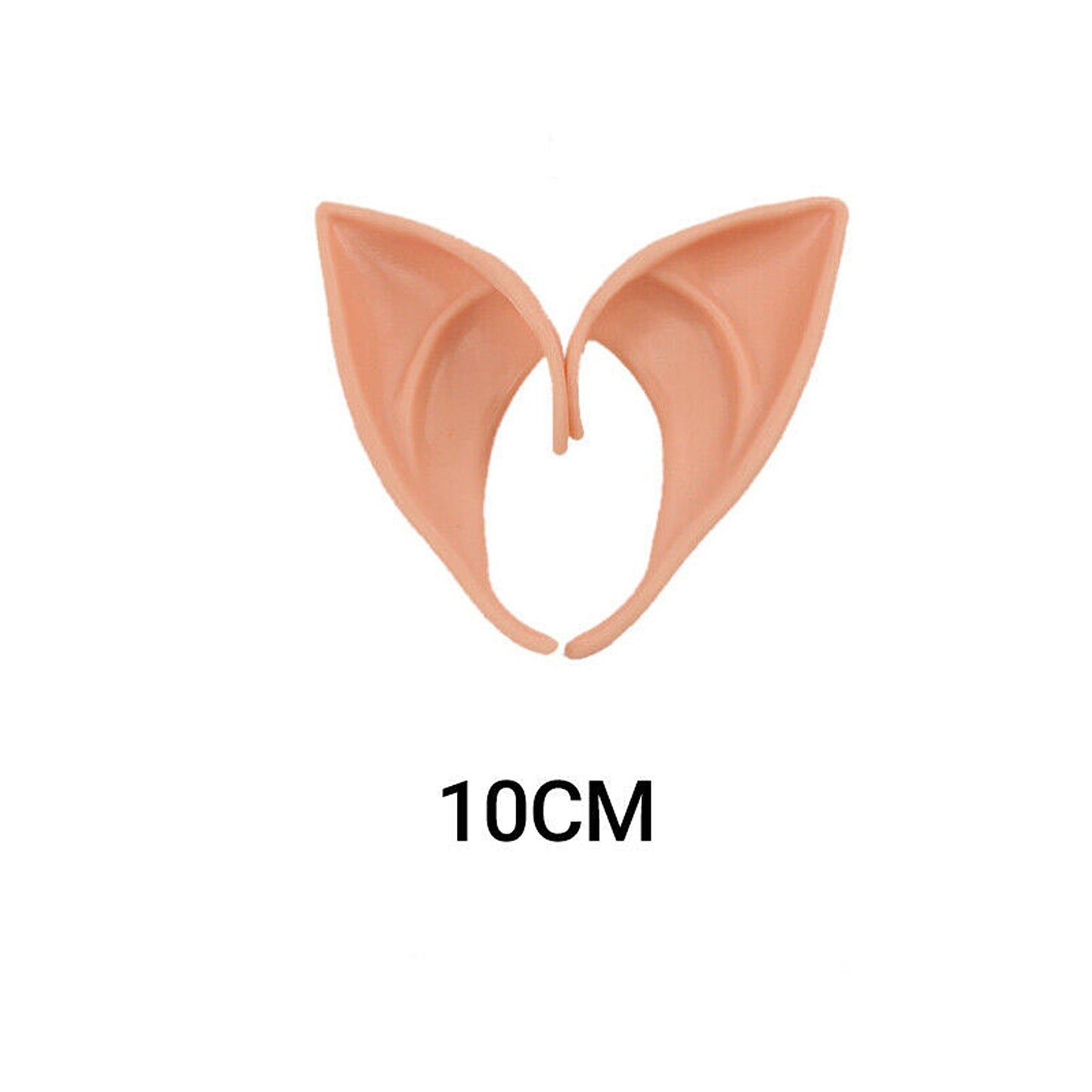 1pair Cosplay Rubber Elf Ears Fairy Pixie Style for Halloween