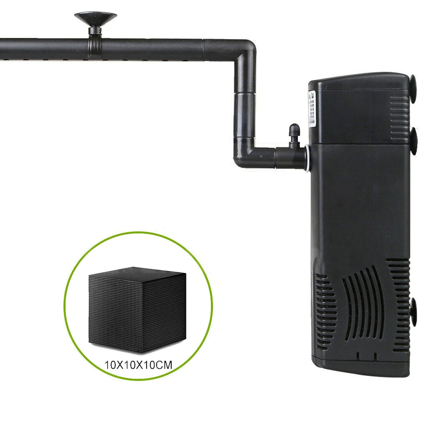 Submersible Aquarium Fish Tank Pump Internal Water Filter Skimmer