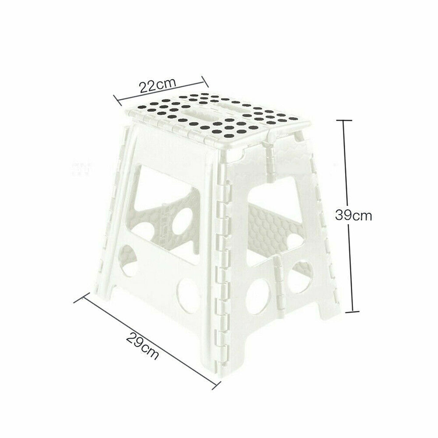 Portable Folding Plastic Step Stool Compact Chair for Outdoor