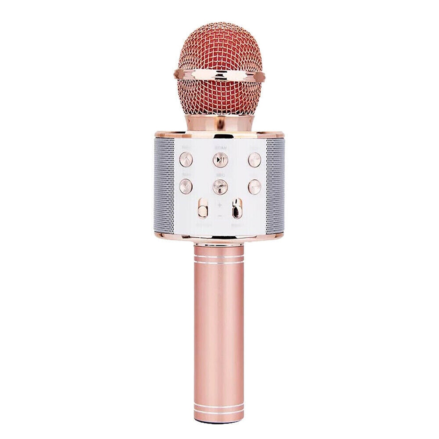 Wireless Bluetooth Handheld Karaoke Microphone with Speaker USB Mic
